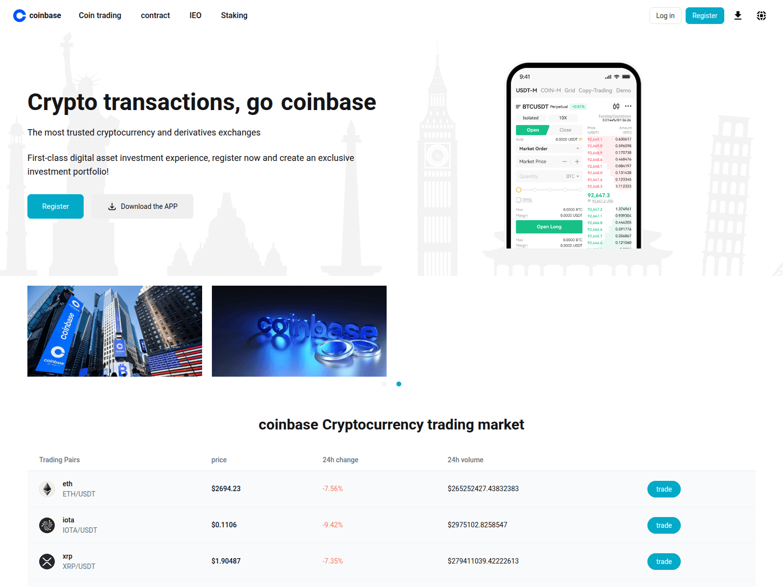 Screenshot of coinbaseai.app