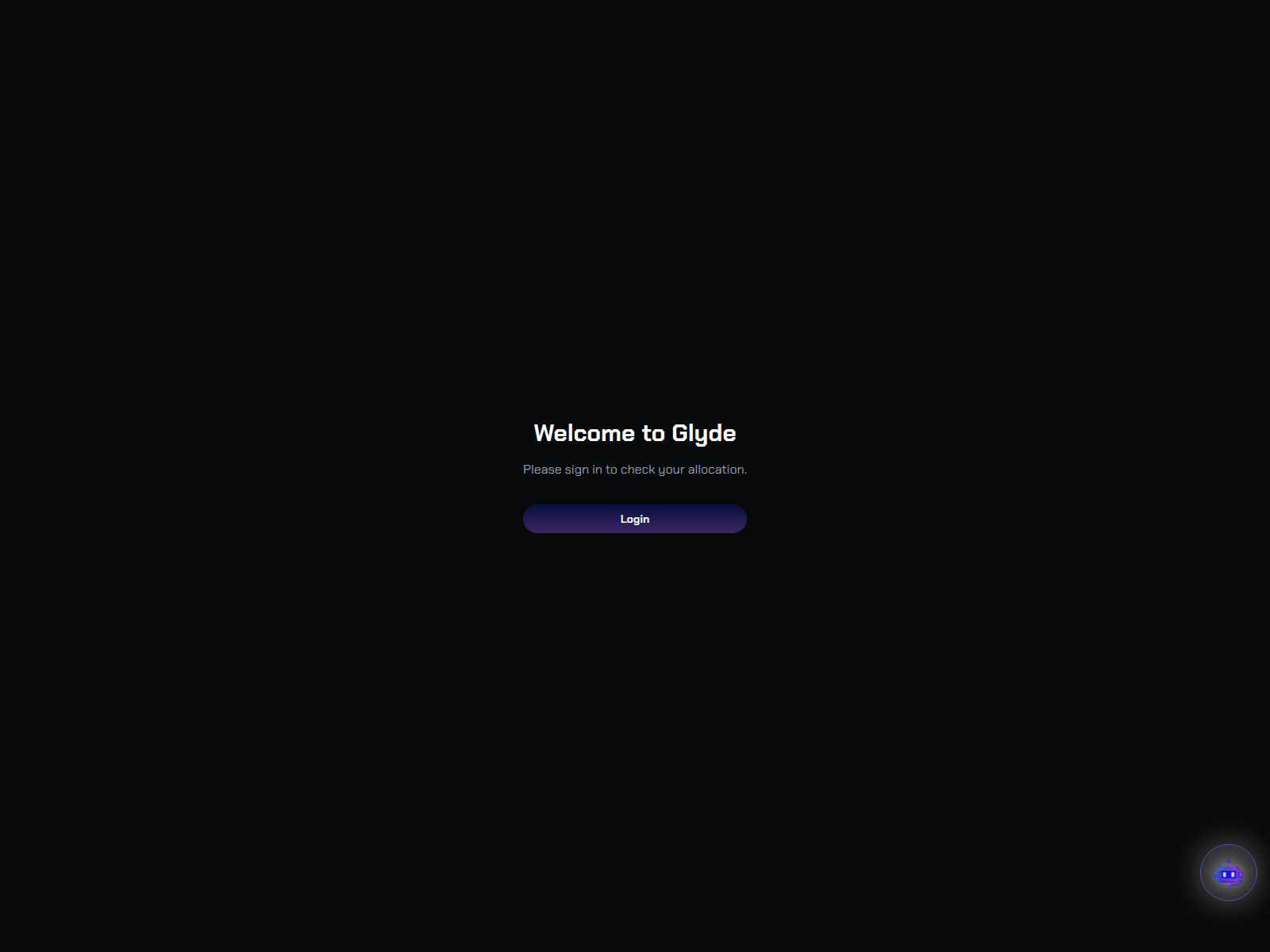Screenshot of airdrop-glyde.xyz