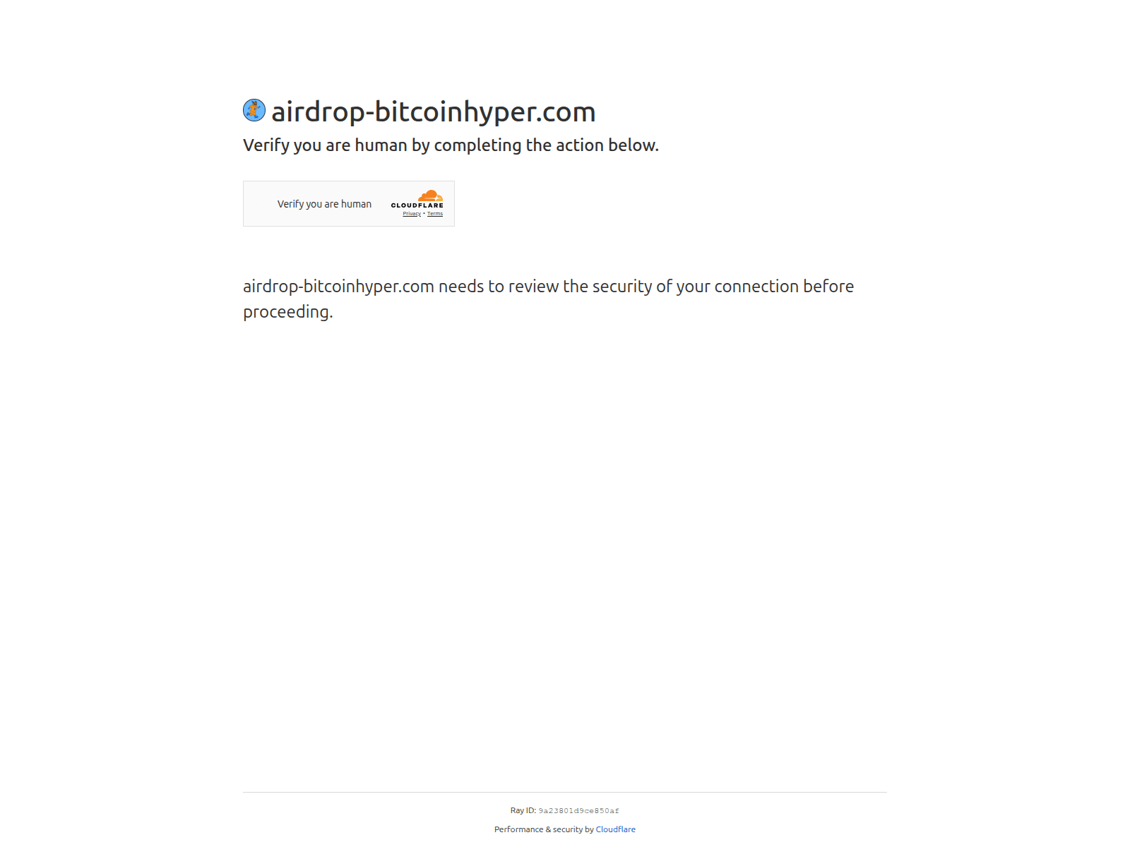Screenshot of airdrop-bitcoinhyper.com