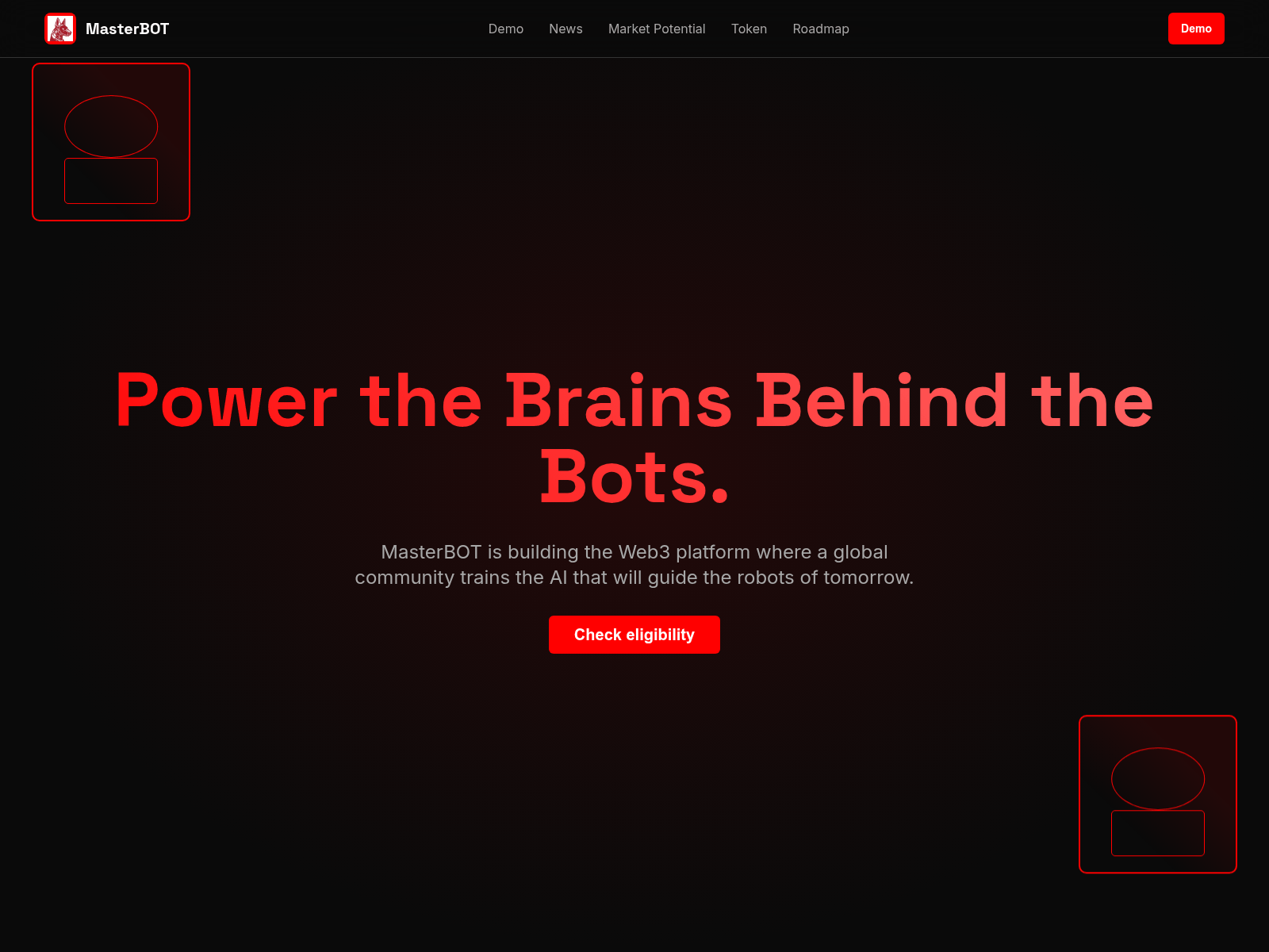 Screenshot of masterbotsolana.com