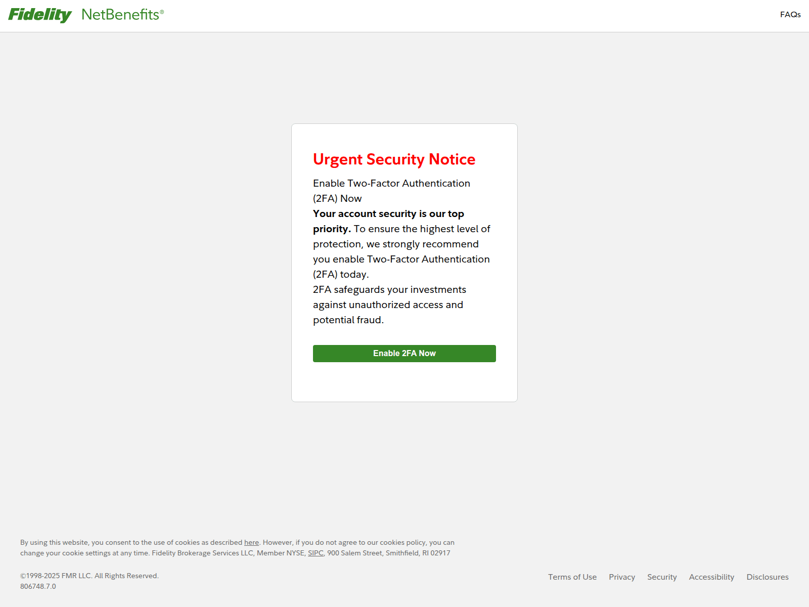 Screenshot of fidelitysecurityalert.top