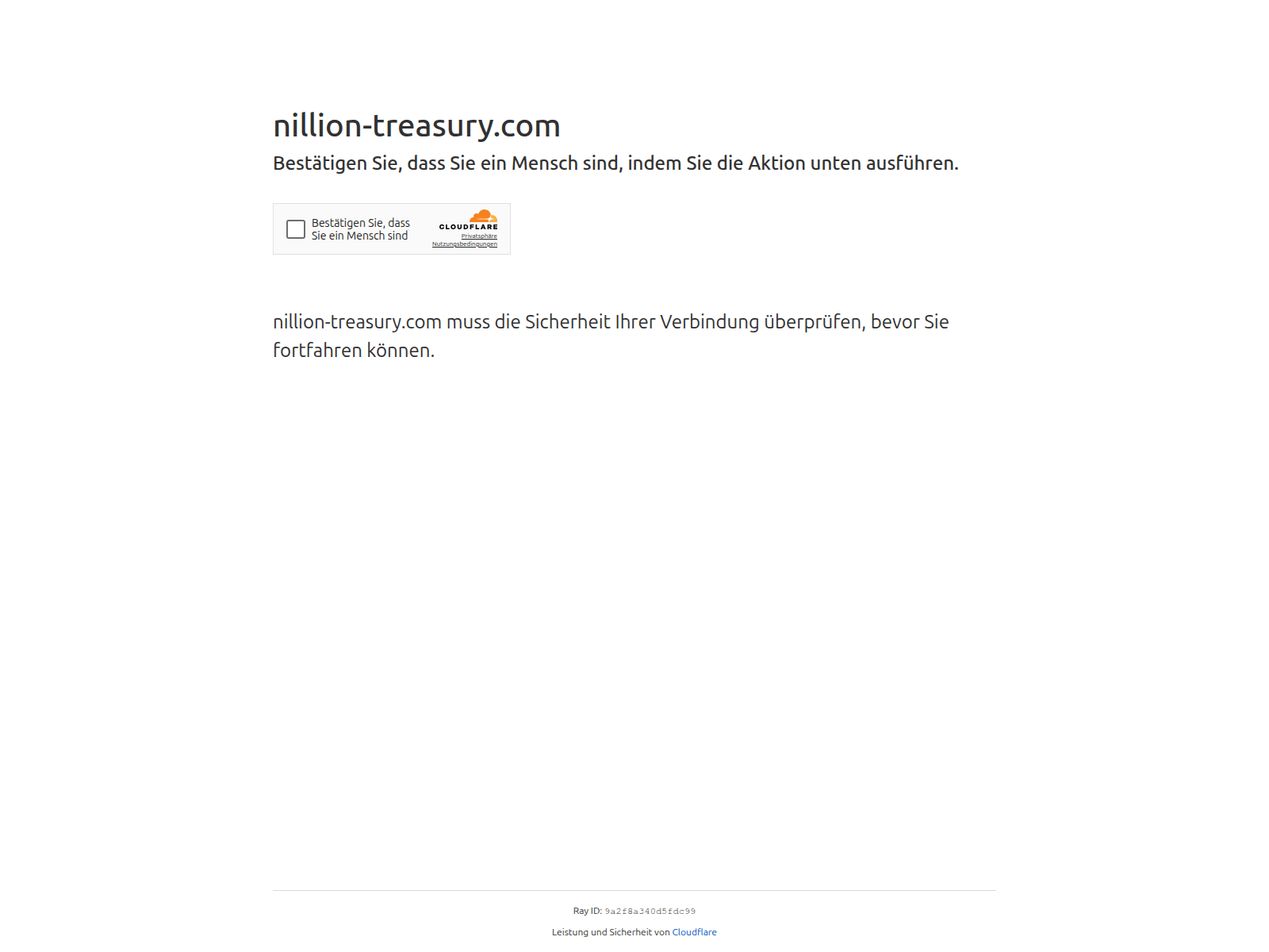 Screenshot of nillion-treasury.com