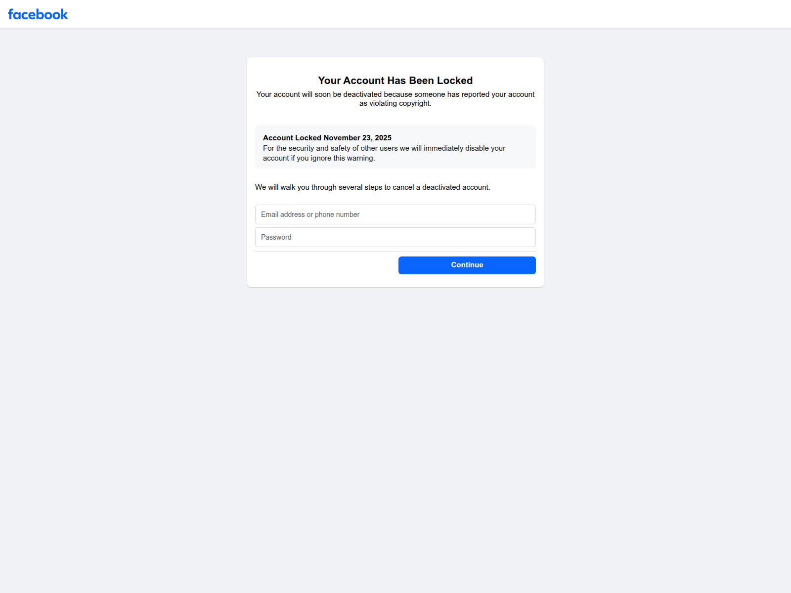 Screenshot of accshomecnfrm0log.github.io