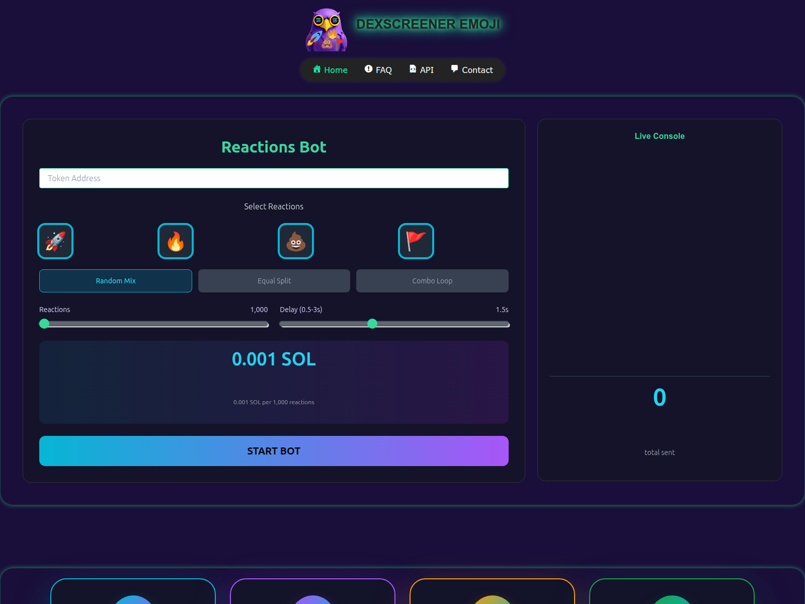 Screenshot of dexsmoji.fun
