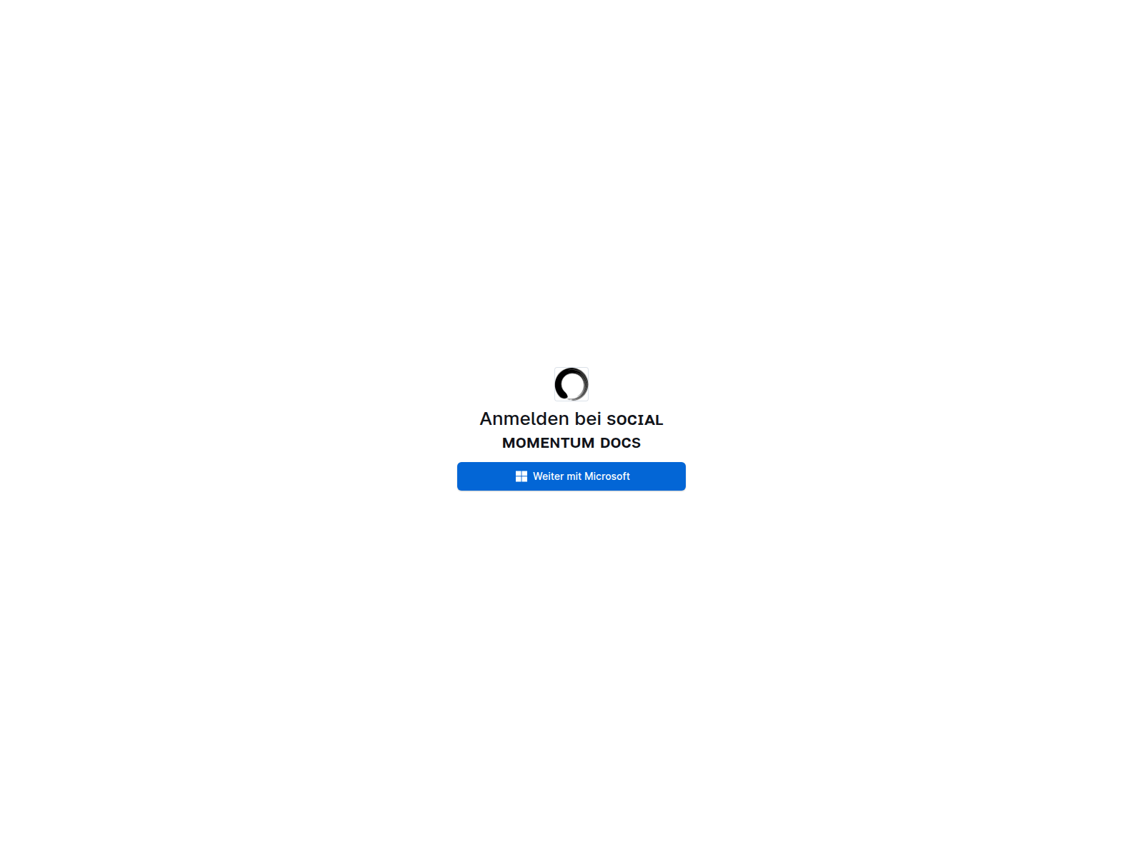 Screenshot of docs.social-momentum.de