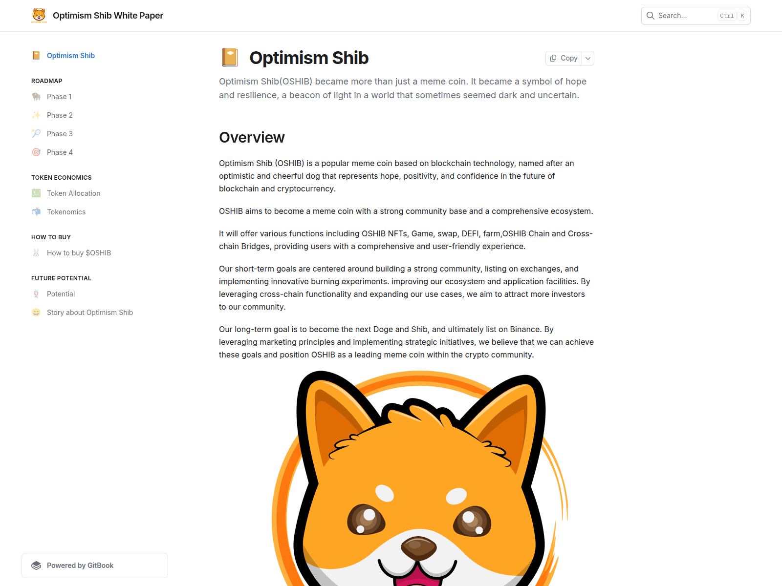 Screenshot of optimism-shib-white-paper.gitbook.io