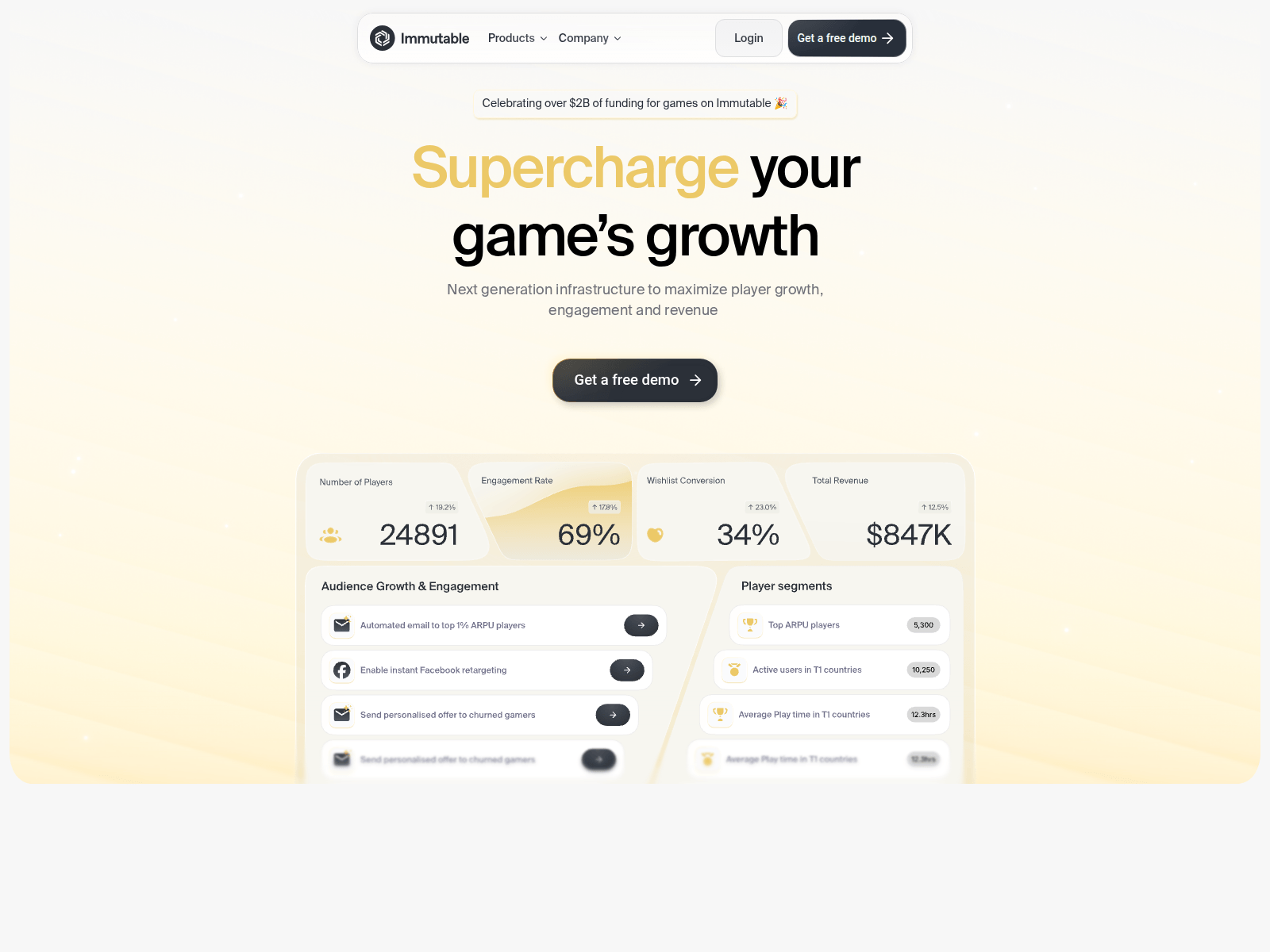Screenshot of immutableplay.com