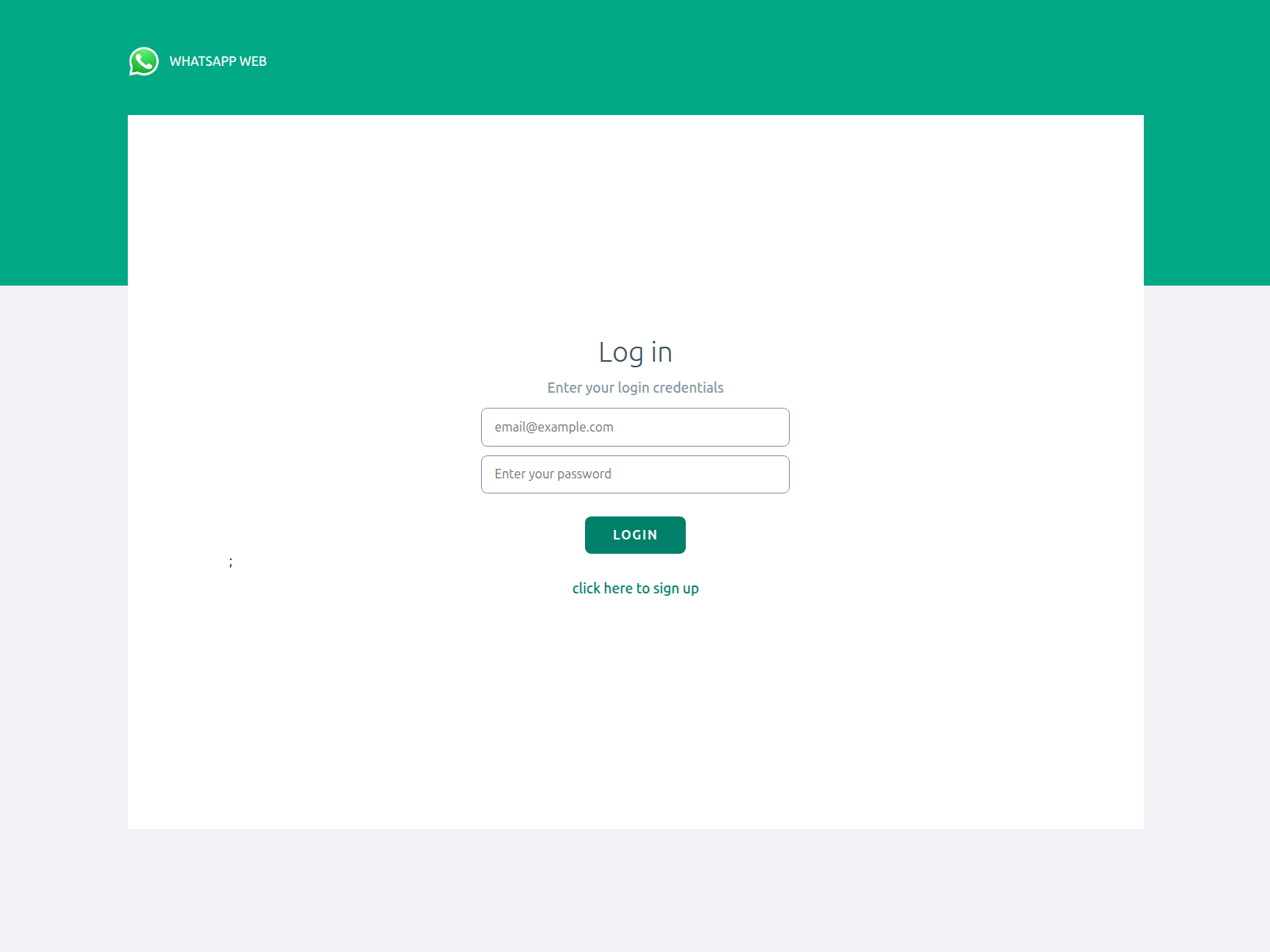 Screenshot of whatsapp-clone-4htl.onrender.com