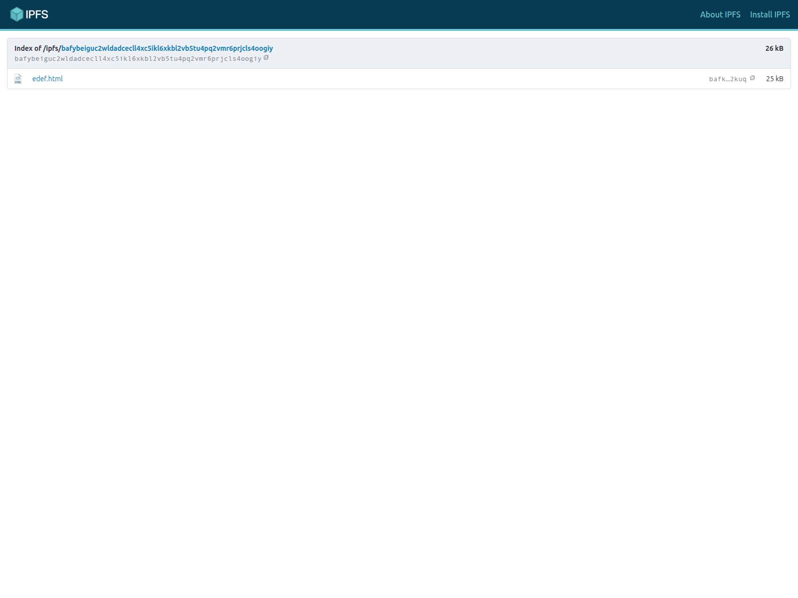 Screenshot of bafybeiguc2wldadcecll4xc5ikl6xkbl2vb5tu4pq2vmr6prjcls4oogiy.ipfs.dweb.link