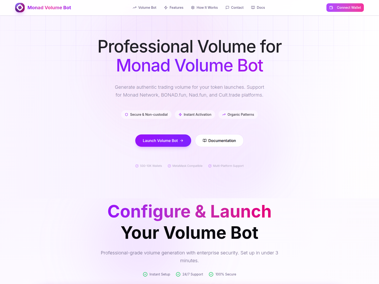 Screenshot of monadvolumebot.net