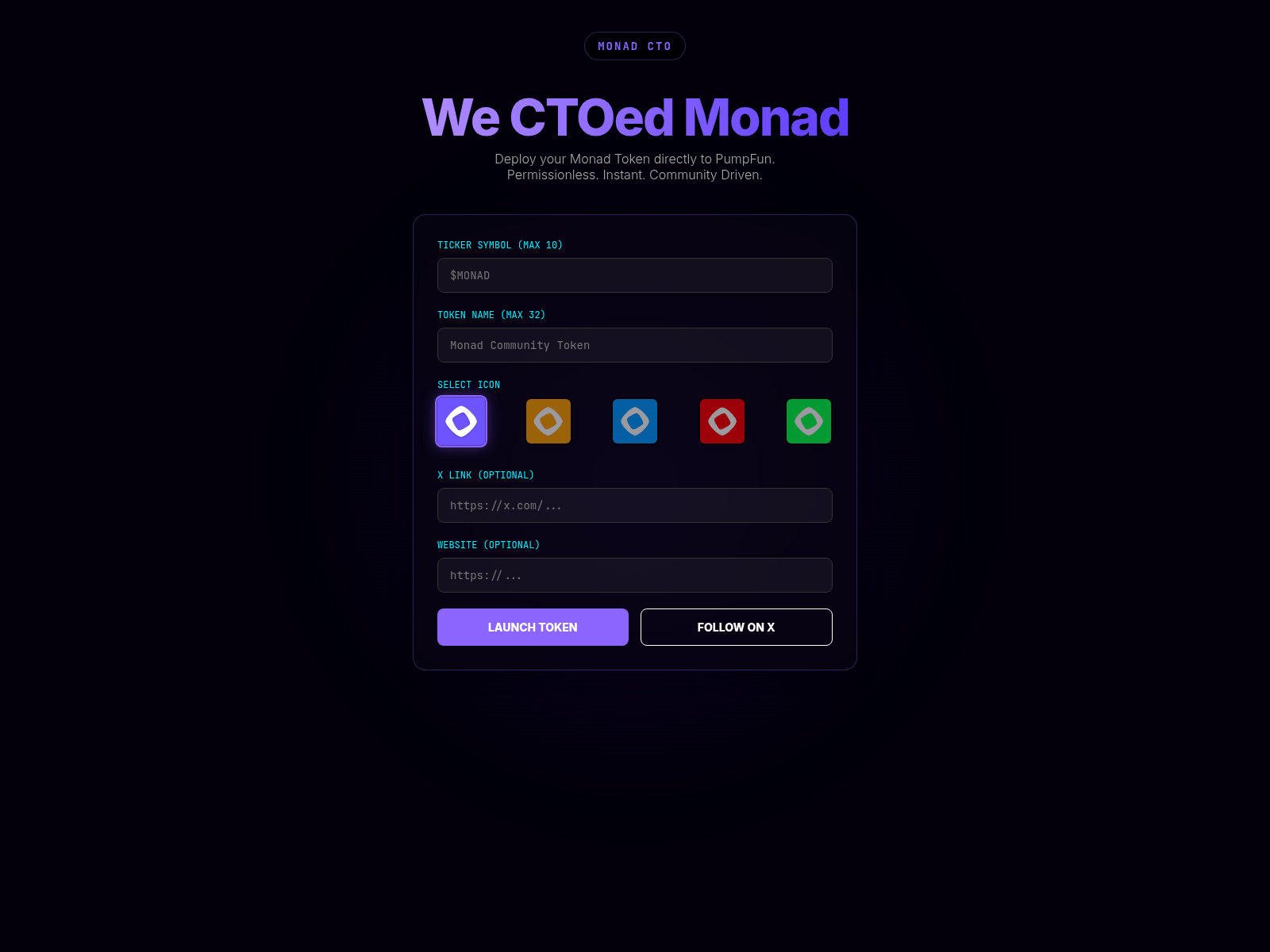 Screenshot of monadpad.live