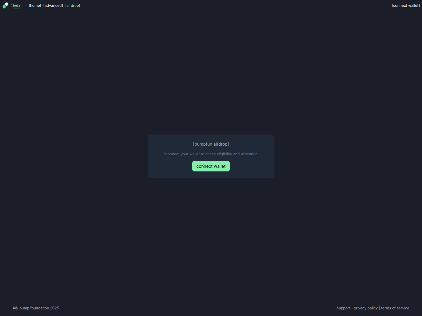 Screenshot of pumpfun-claims.com