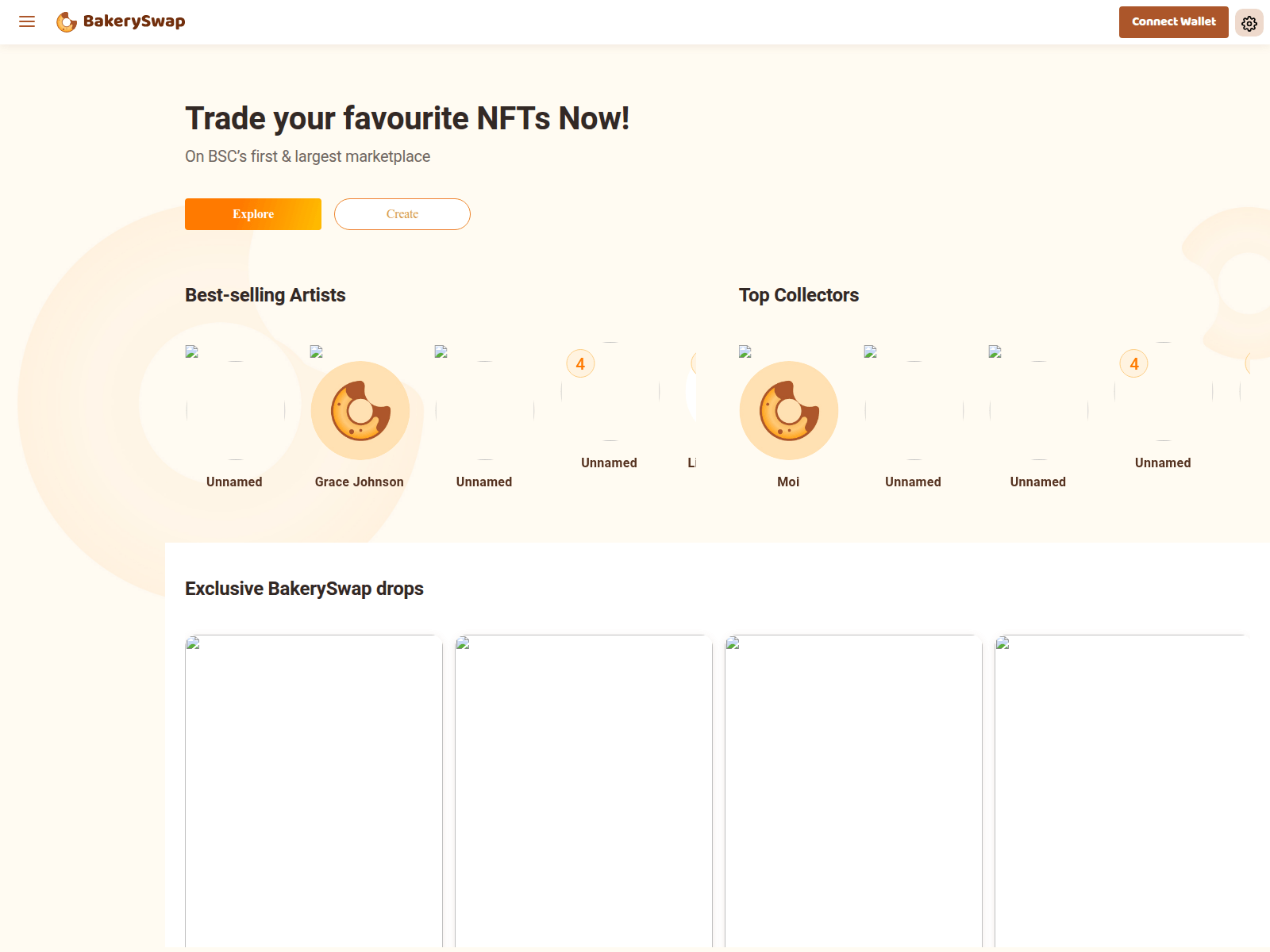 Screenshot of bakery-swape.web.app