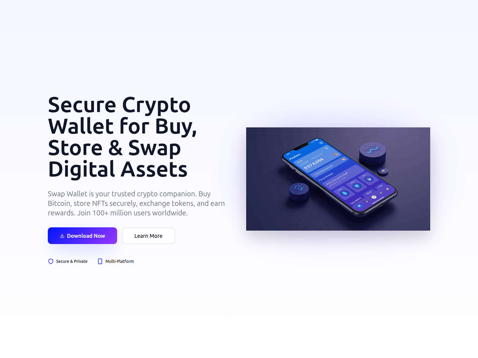 Forensic screenshot of swapwallet.net