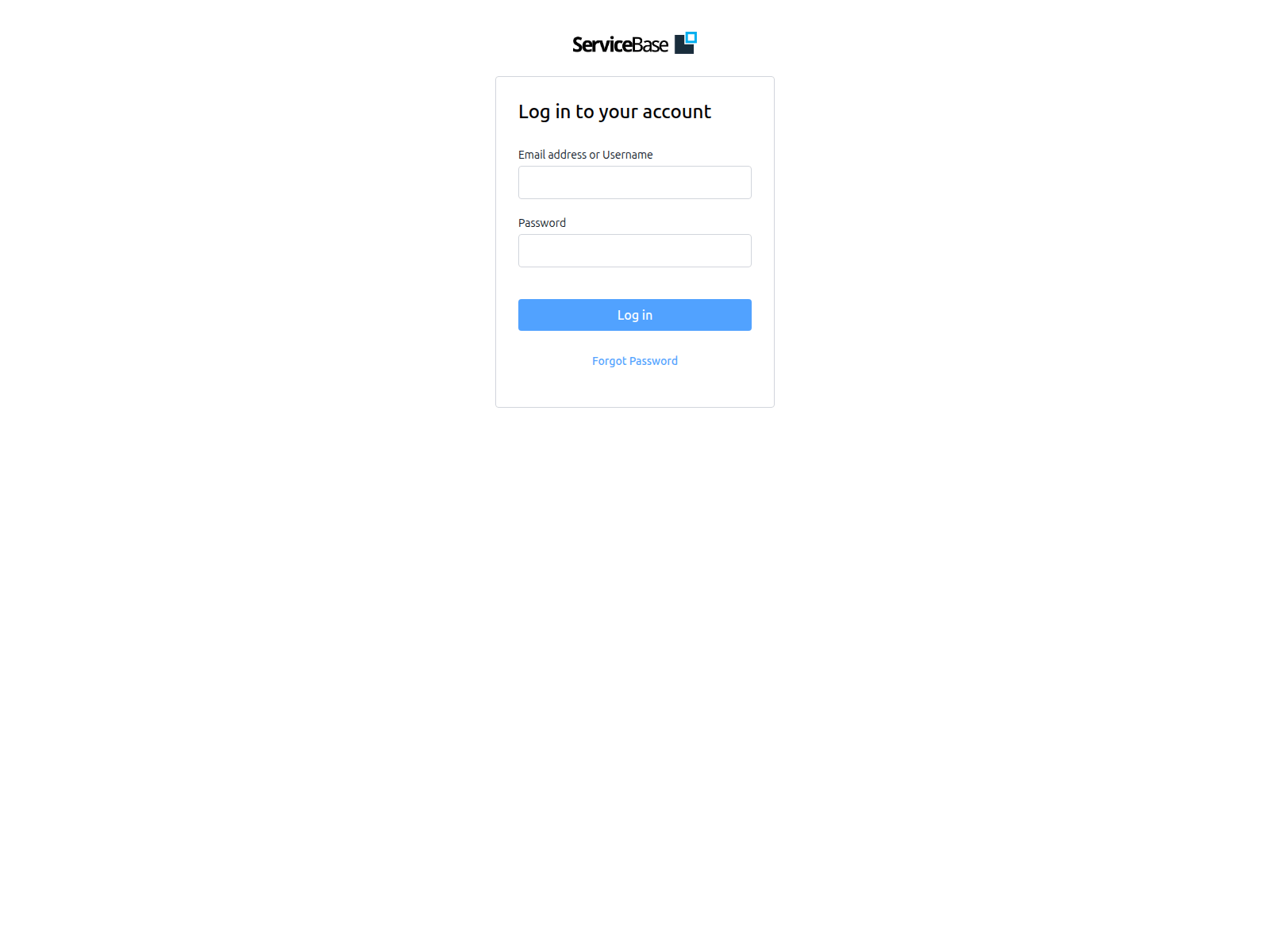 Screenshot of dev.servicebase.net