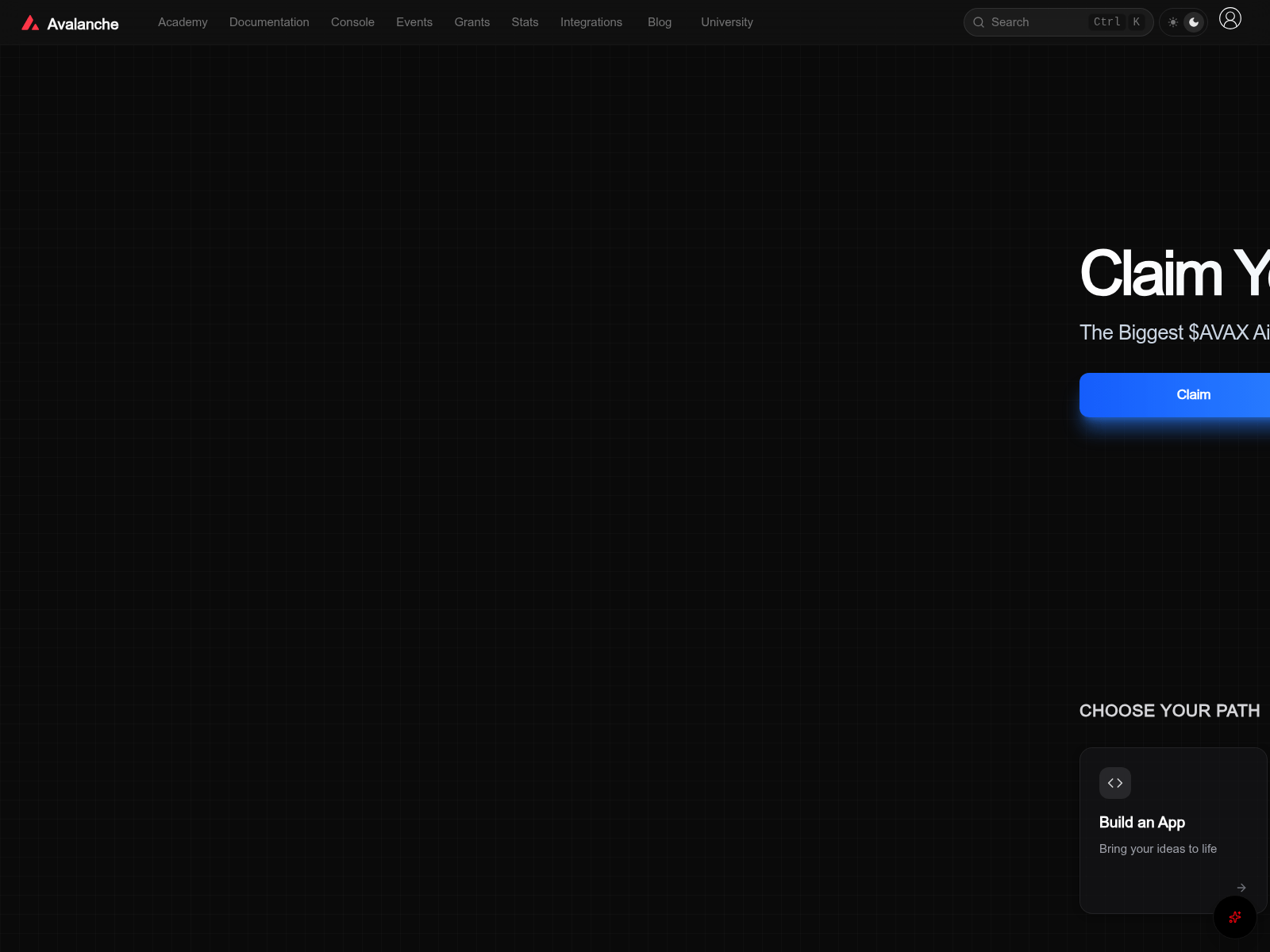 Screenshot of avax-airdrop.click