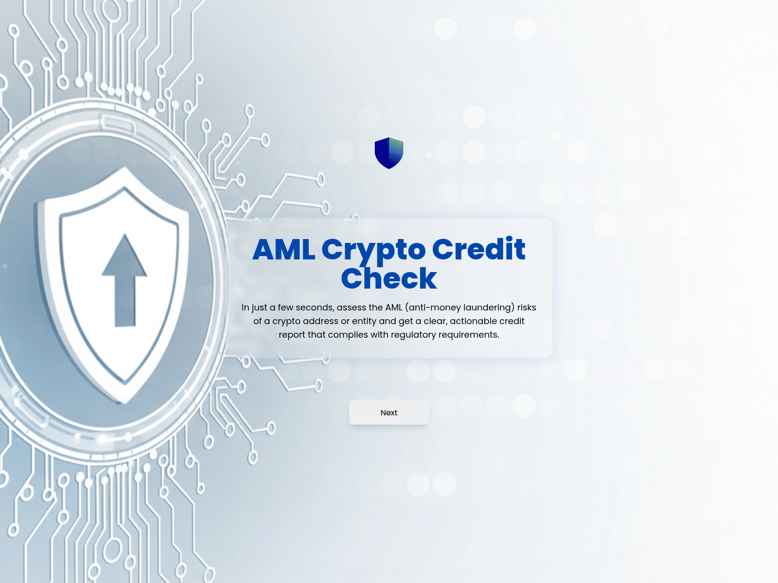 Screenshot of www.checkaml.co