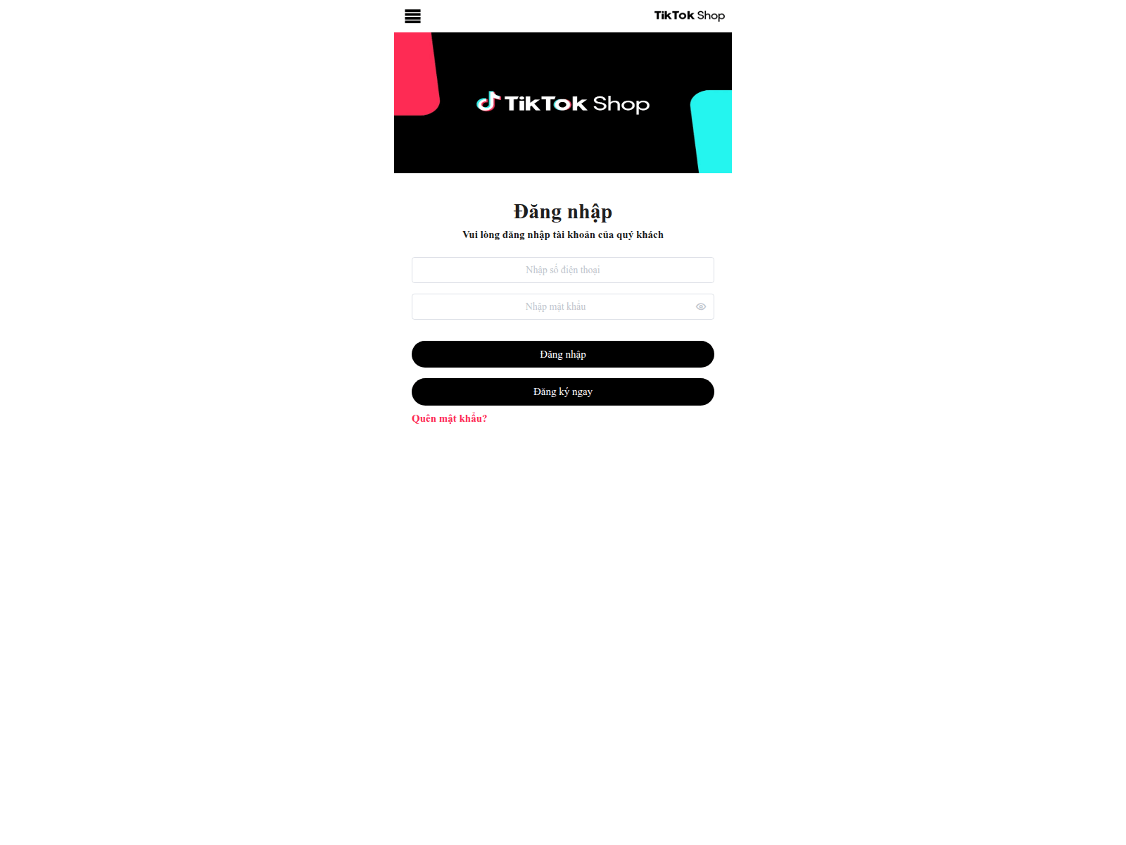 Screenshot of eutiktok.shop