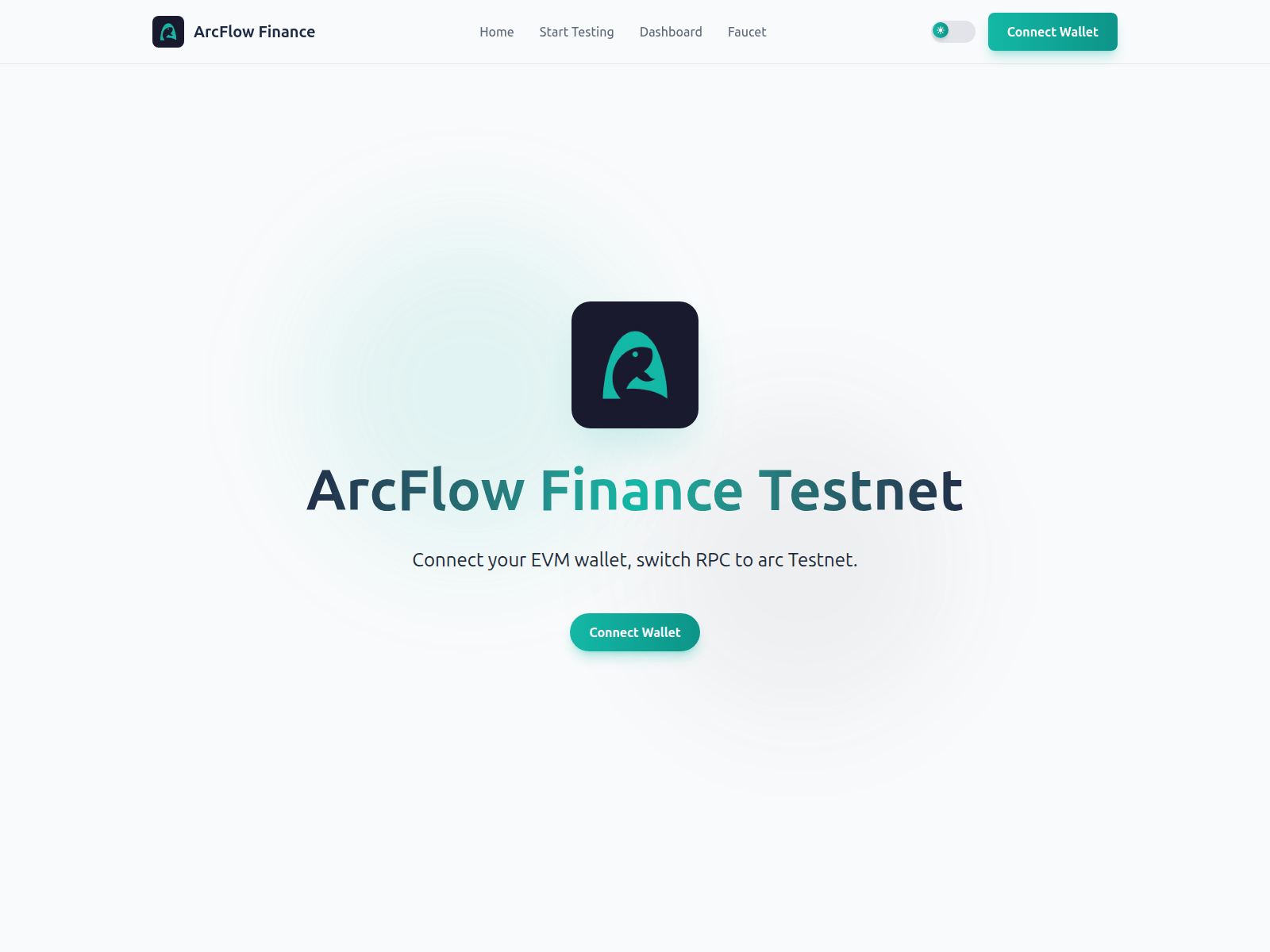Screenshot of arcflow.web.app