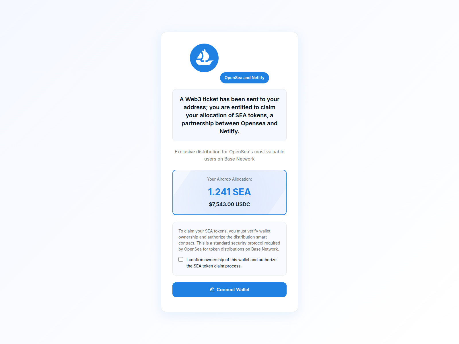Screenshot of claim-opensea.netlify.app