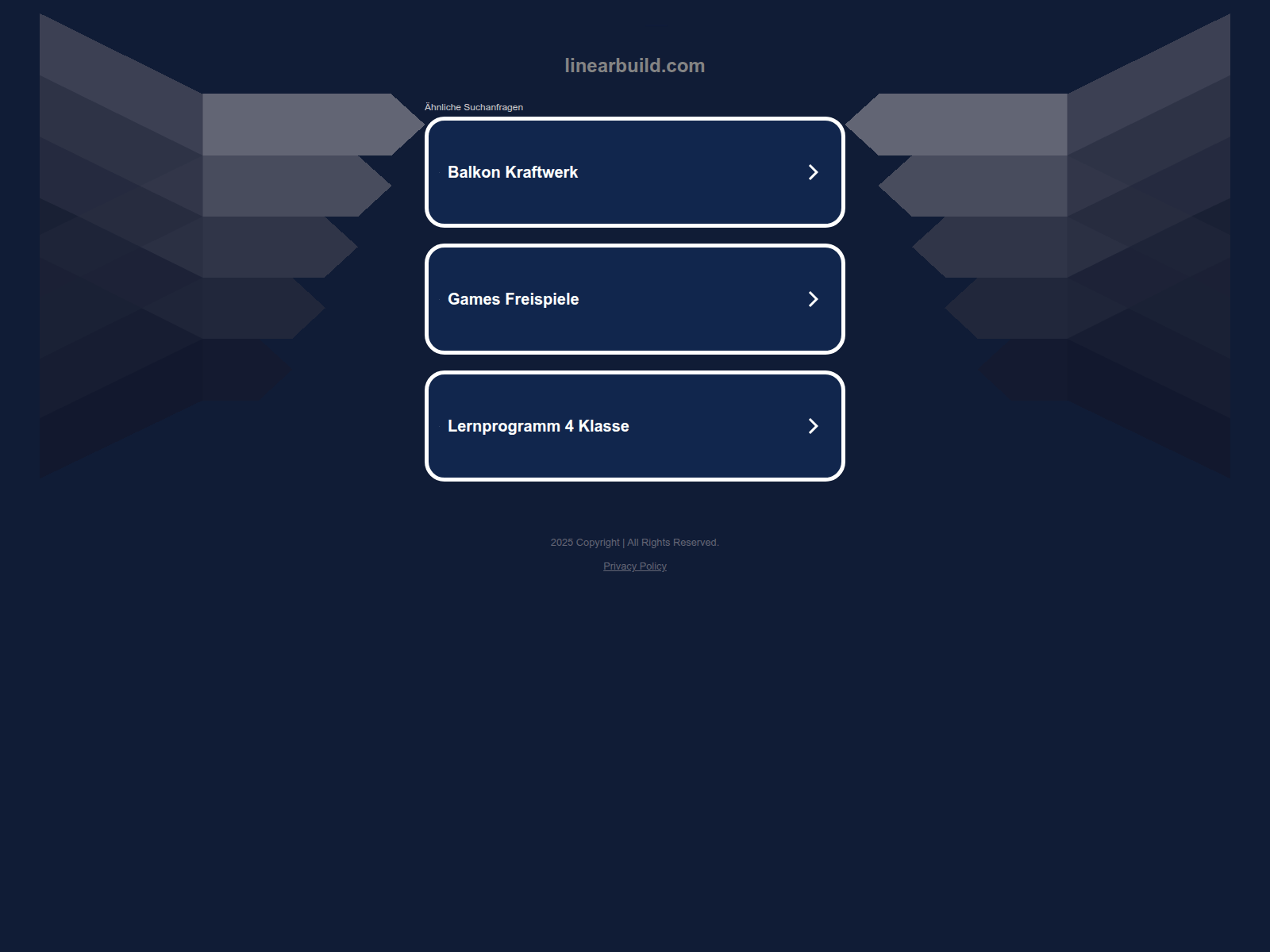 Screenshot of linearbuild.com