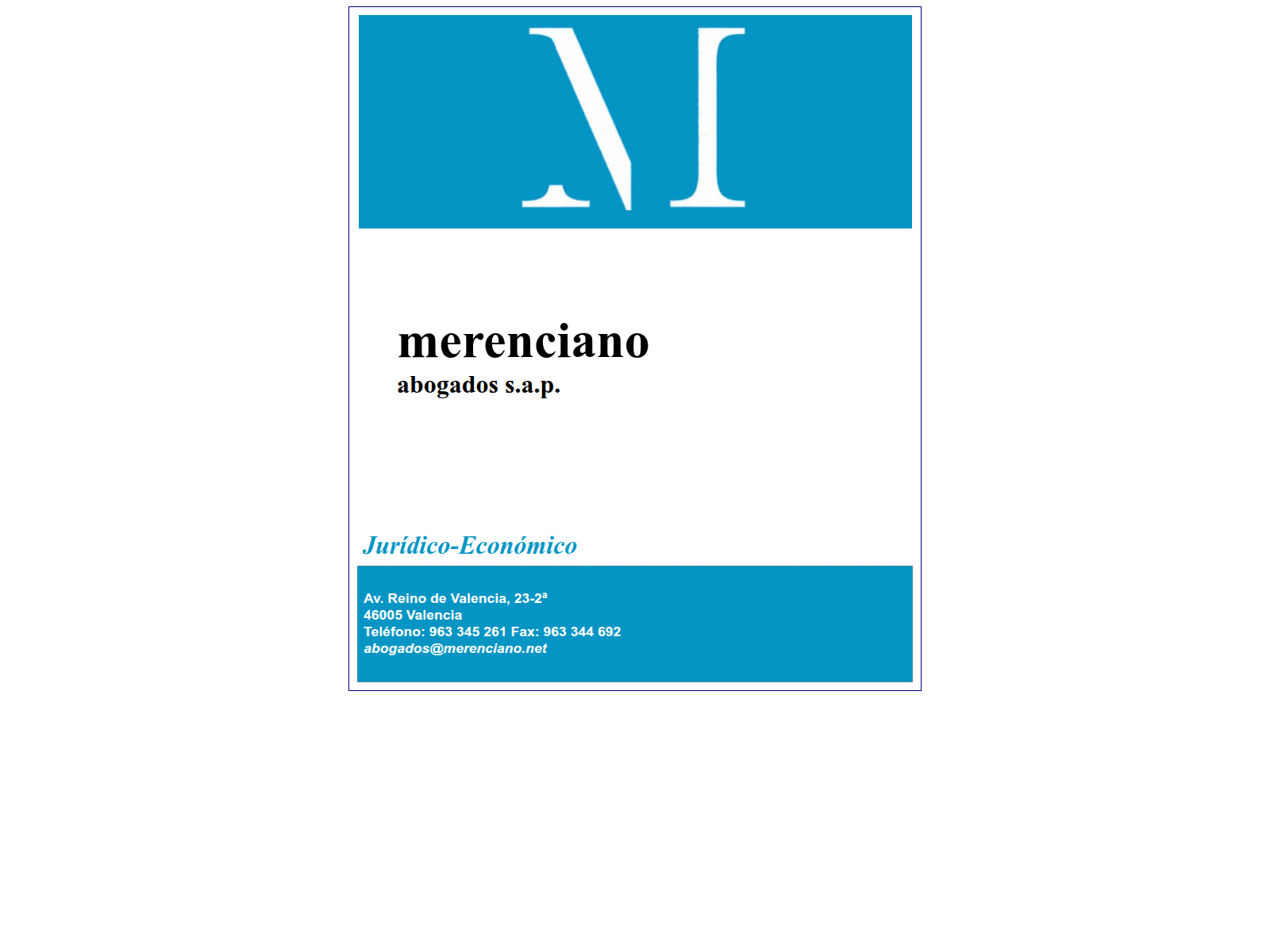 Screenshot of merenciano.net
