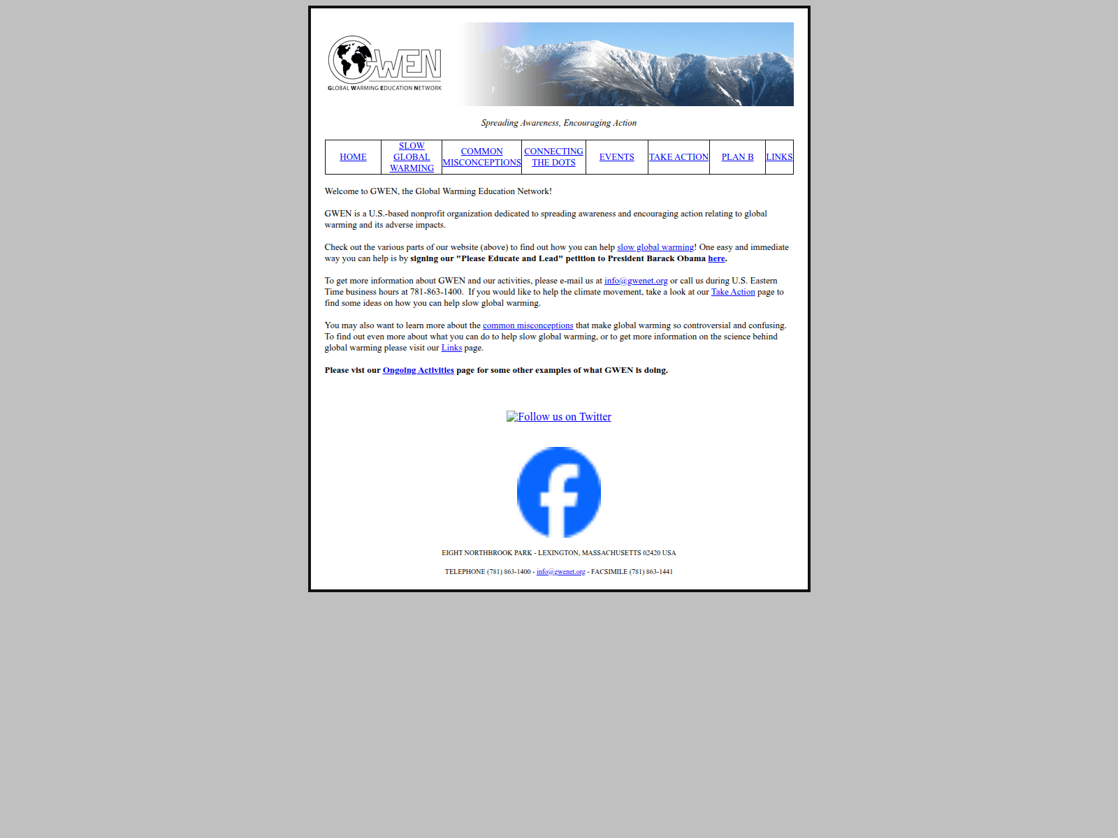 Screenshot of gwenet.org