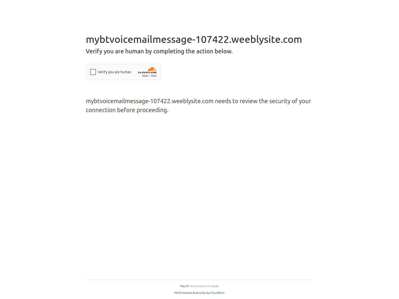 Screenshot of mybtvoicemailmessage-107422.weeblysite.com