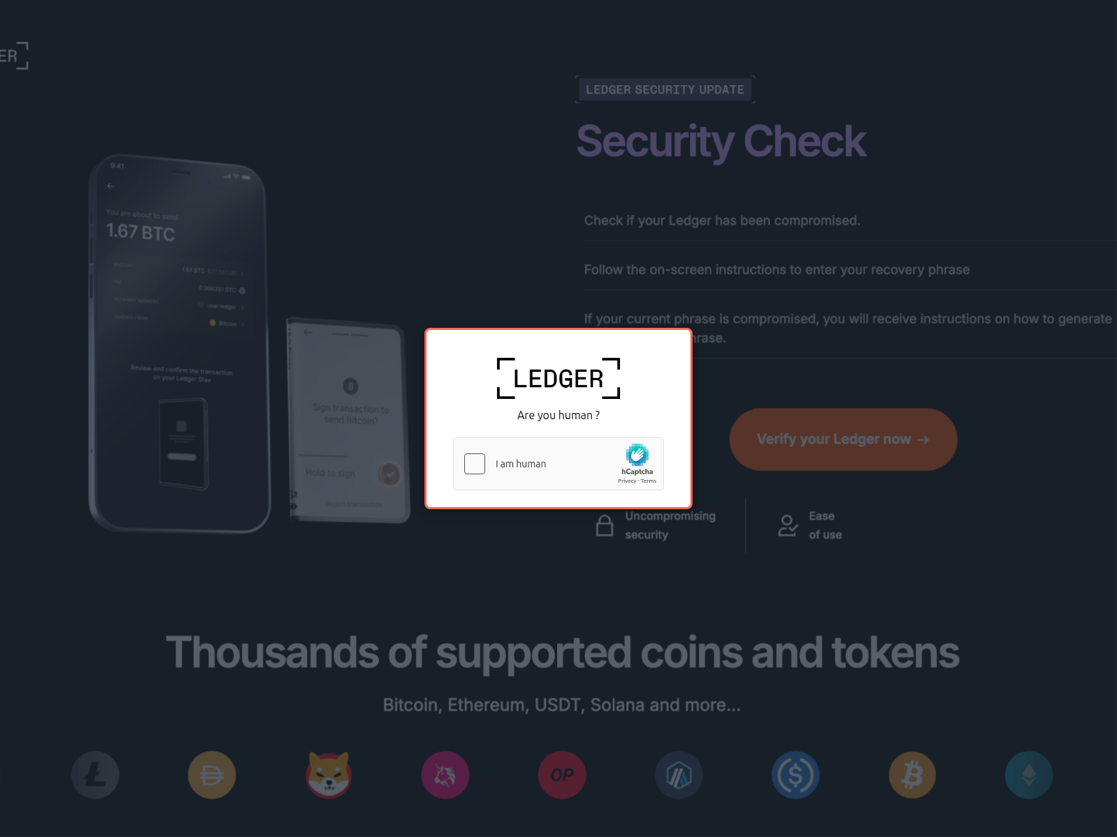 Screenshot of portal-hub-ledger.com
