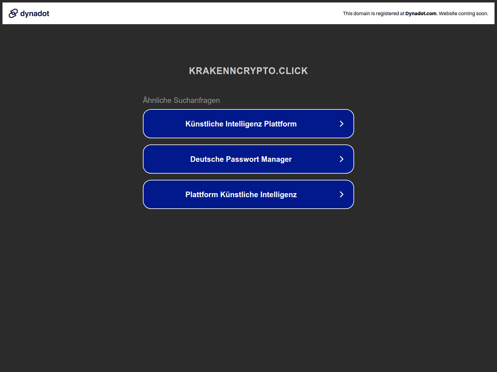 Forensic screenshot of krakenncrypto.click