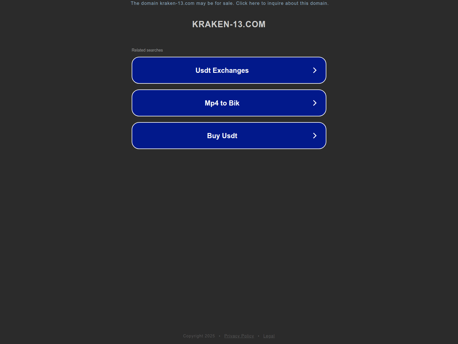 Screenshot of kraken-13.com