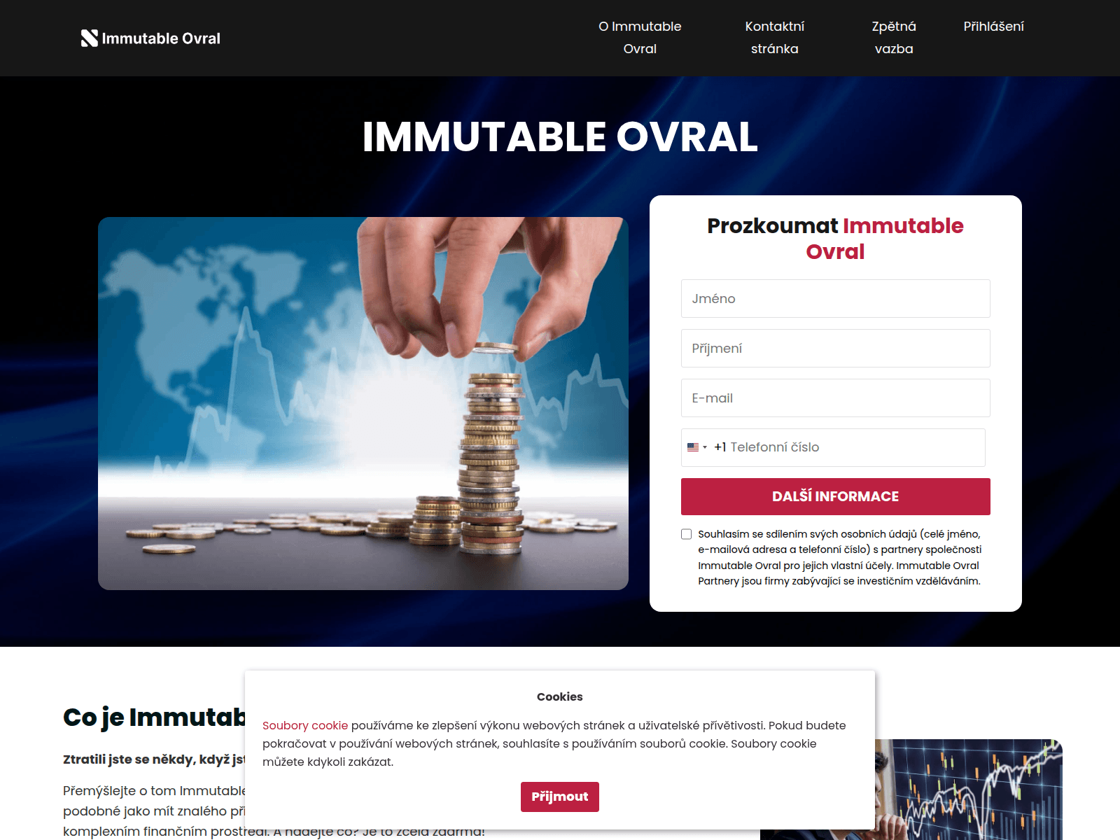Screenshot of immutabl-ovral-cz.com