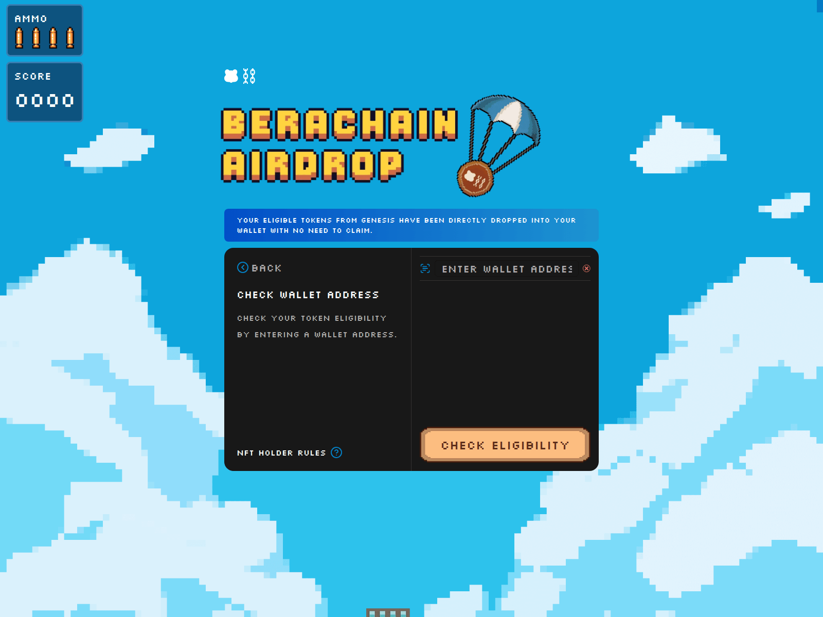 Screenshot of airdrop.crypto-chance.com