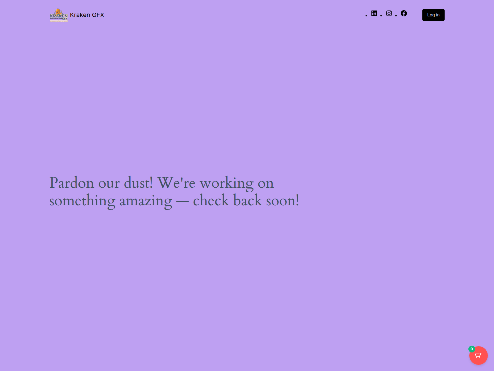 Screenshot of krakengfx.com