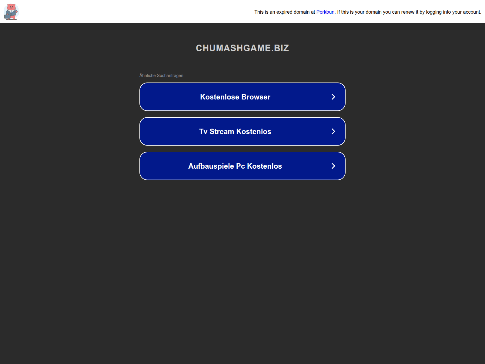 Screenshot of chumashgame.biz