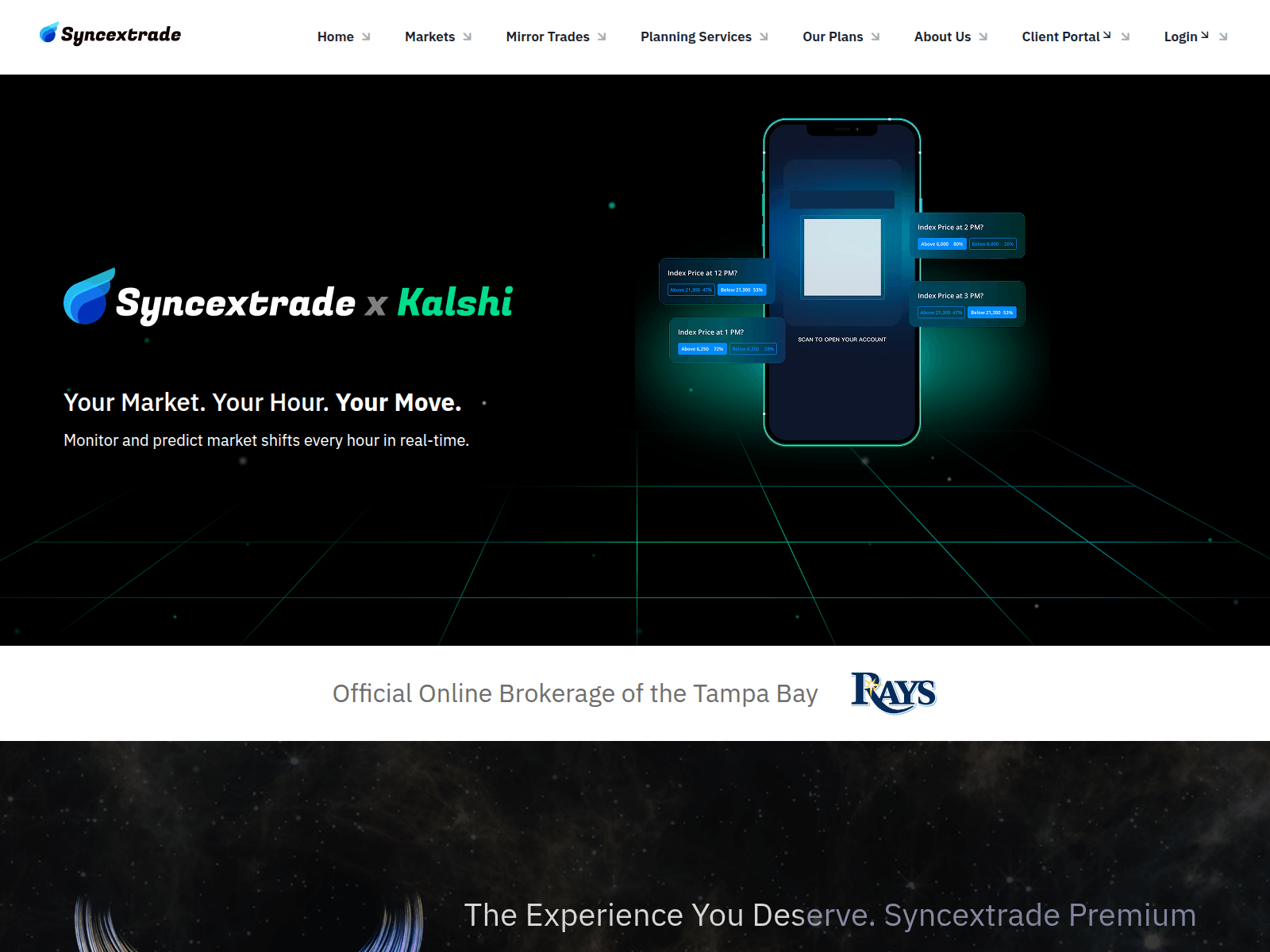 Screenshot of syncextrade.com
