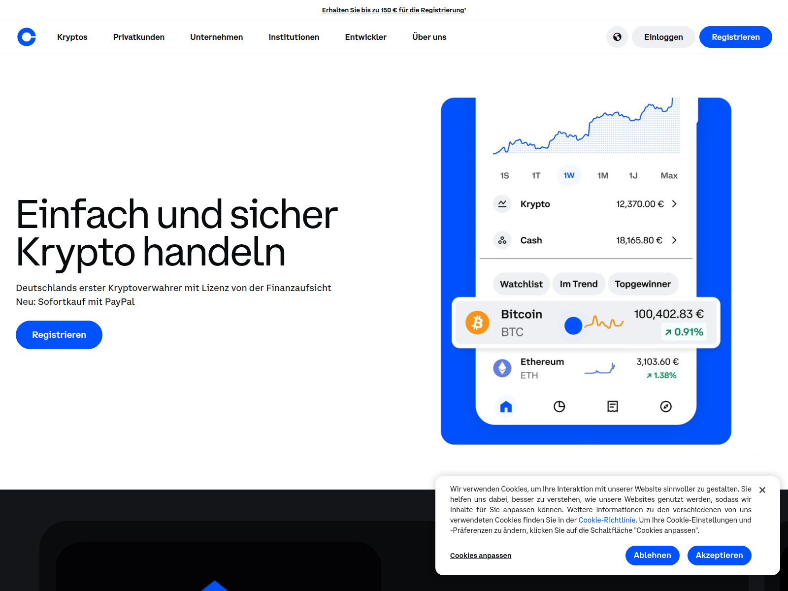 Screenshot of coinbasemart.com