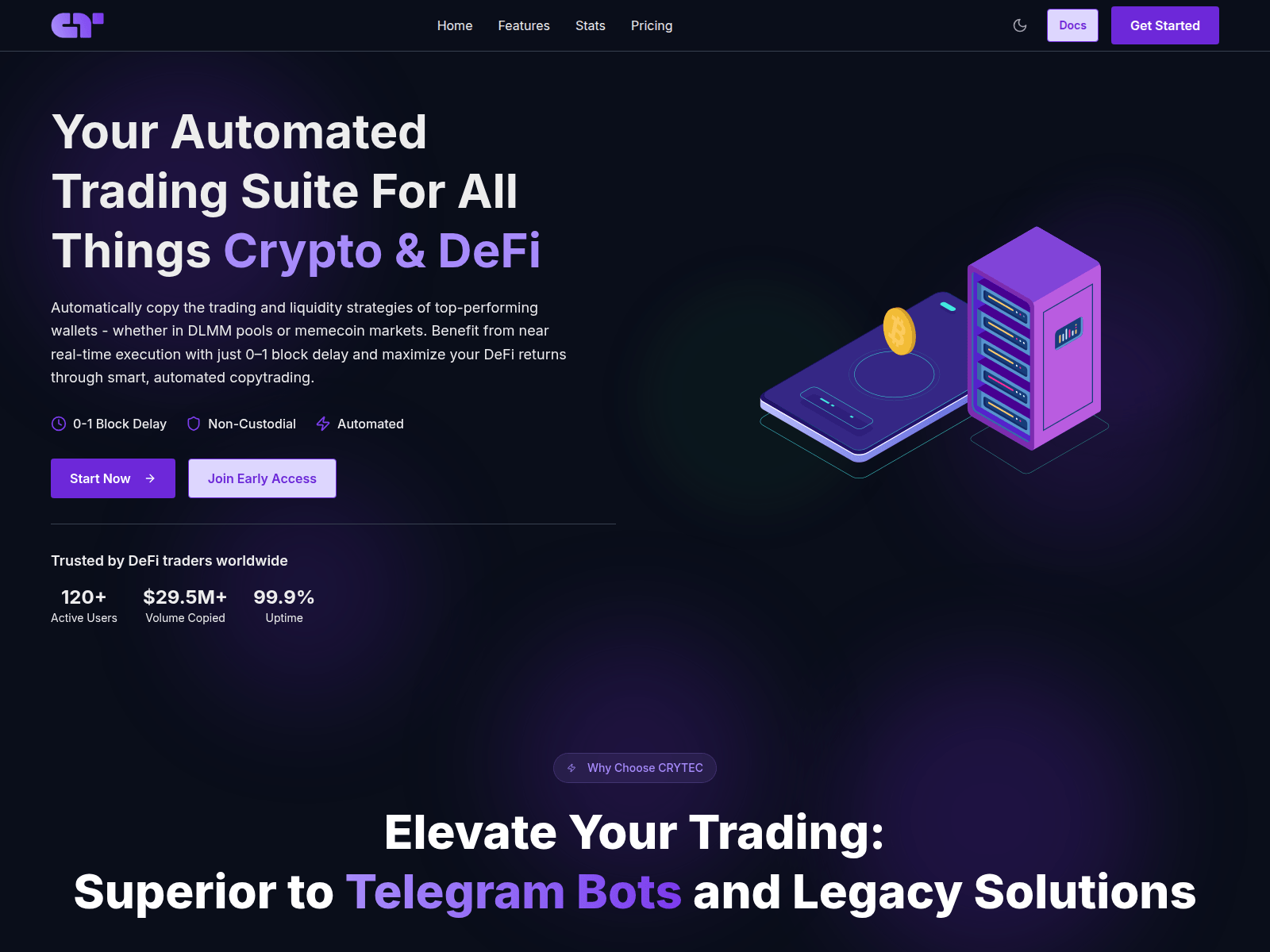 Screenshot of crytec.ai
