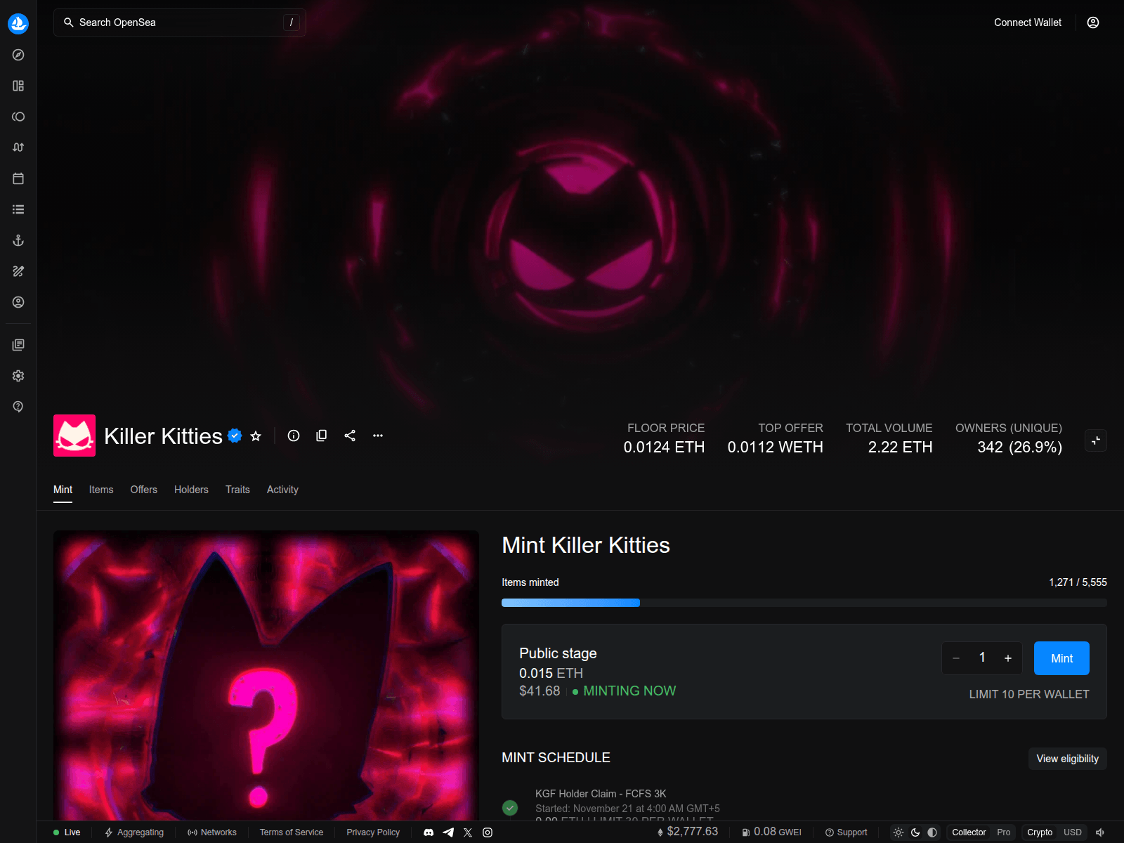 Screenshot of kilergf.xyz