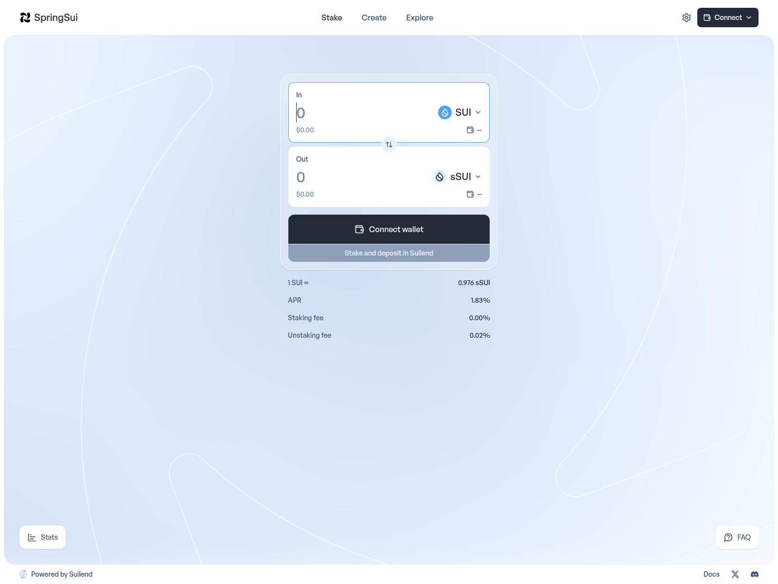 Screenshot of springsui.xyz