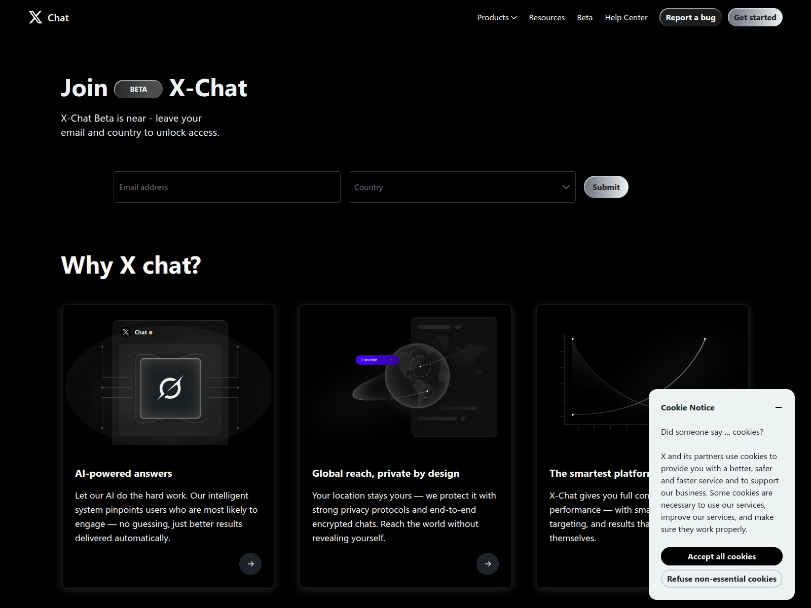 Screenshot of x-chat.us