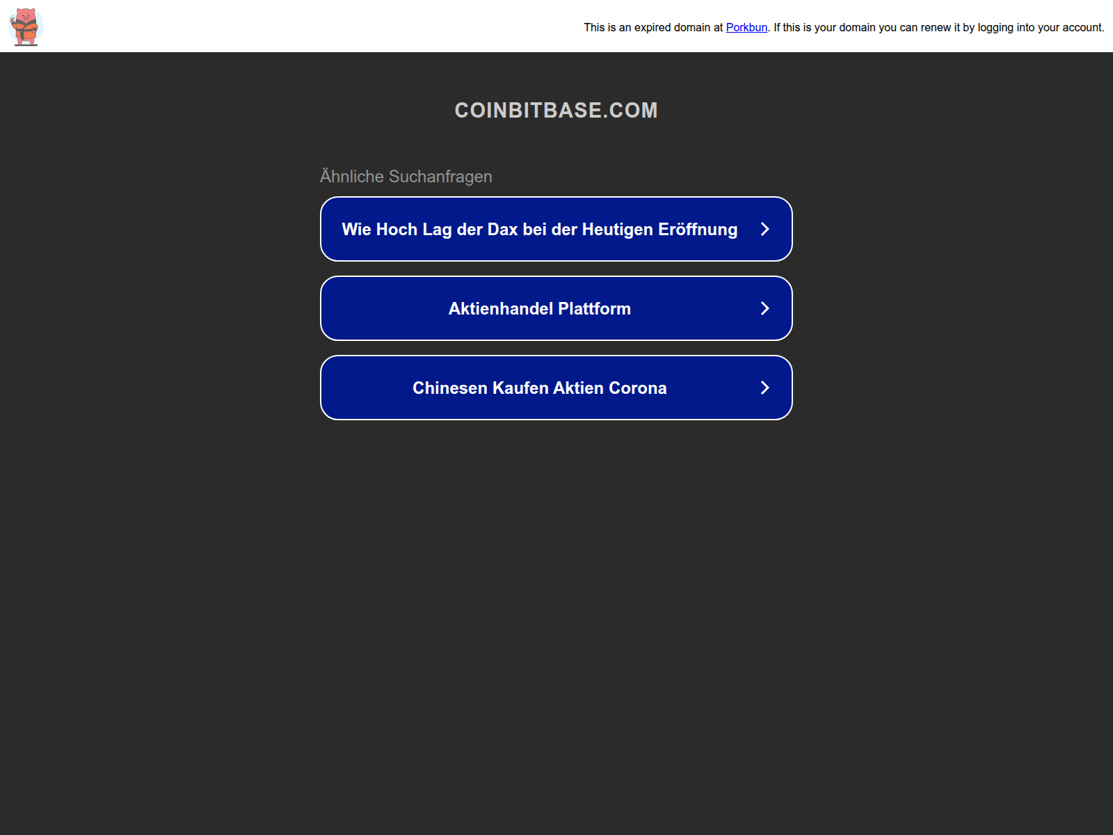 Screenshot of coinbitbase.com