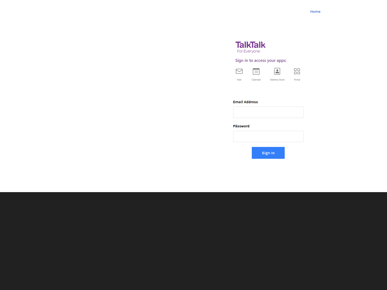 Screenshot of tiscalilogin.weebly.com