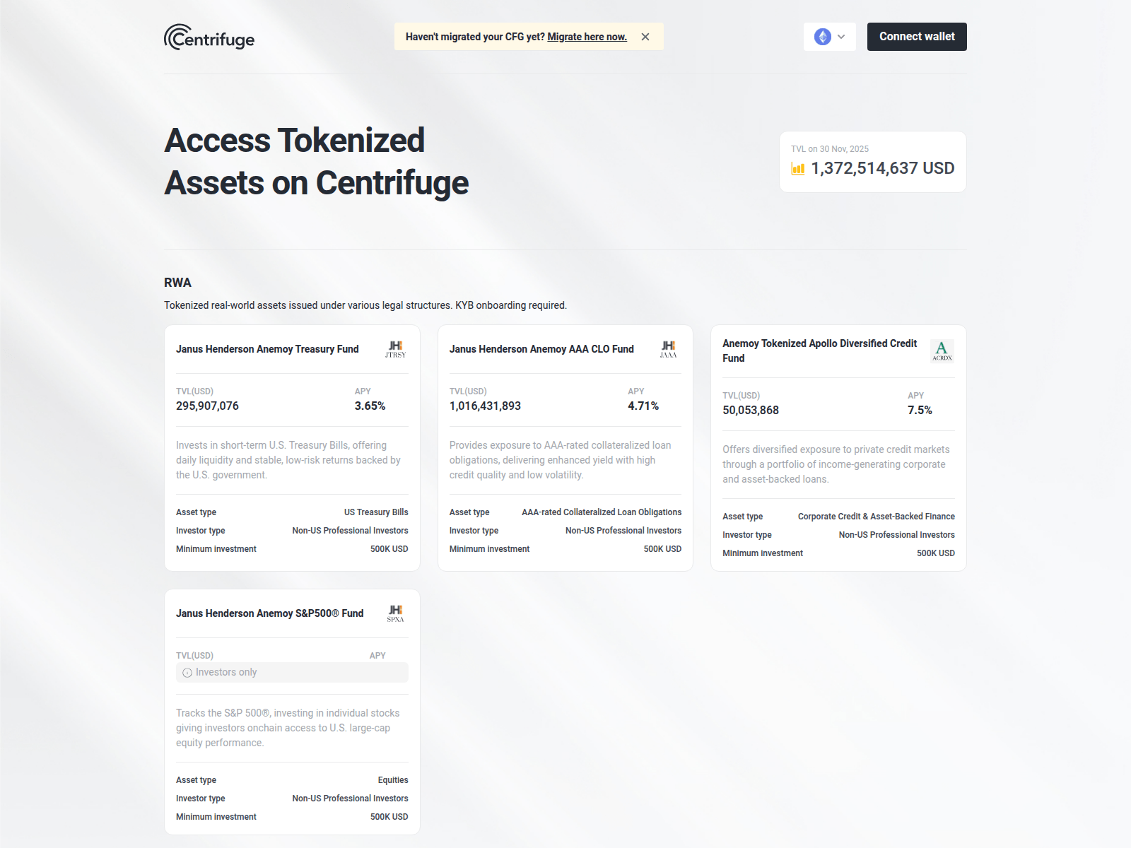 Screenshot of centrifugeappps.pages.dev