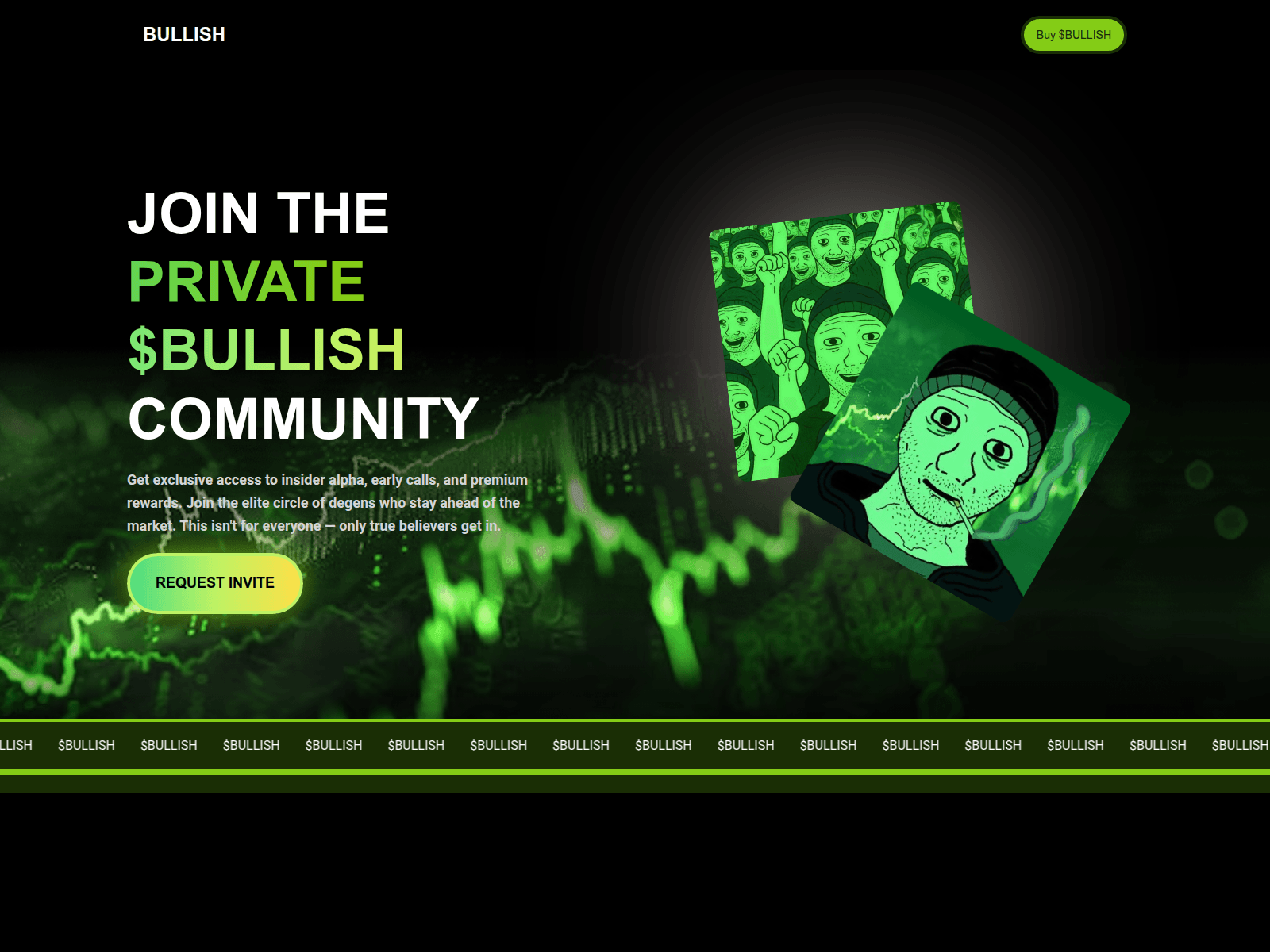 Screenshot of bullishdegen.pro