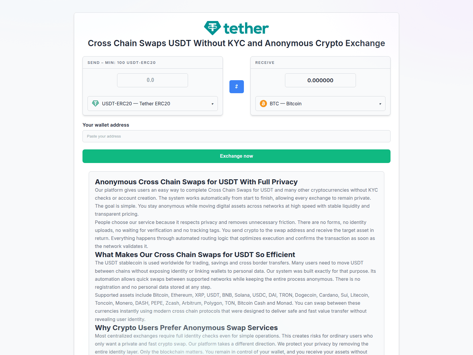 Forensic screenshot of cross-chain-change.com