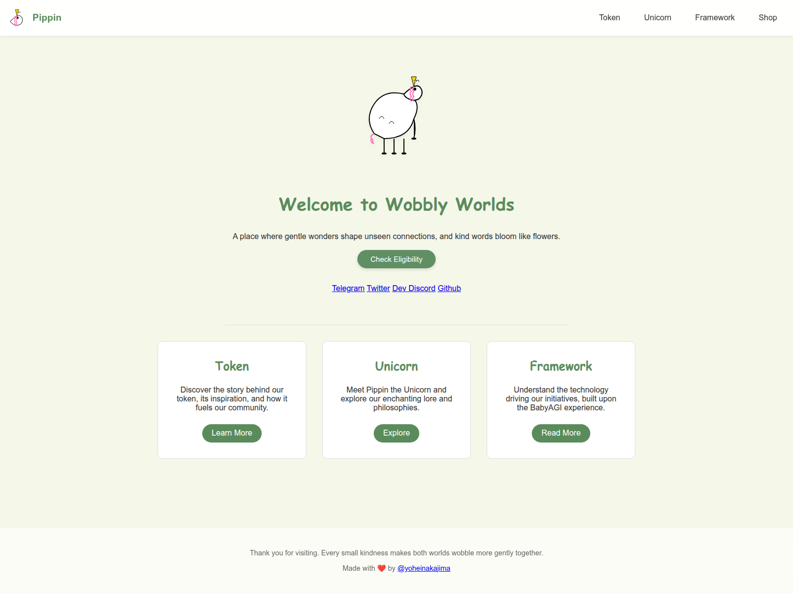 Screenshot of pippinslove.net