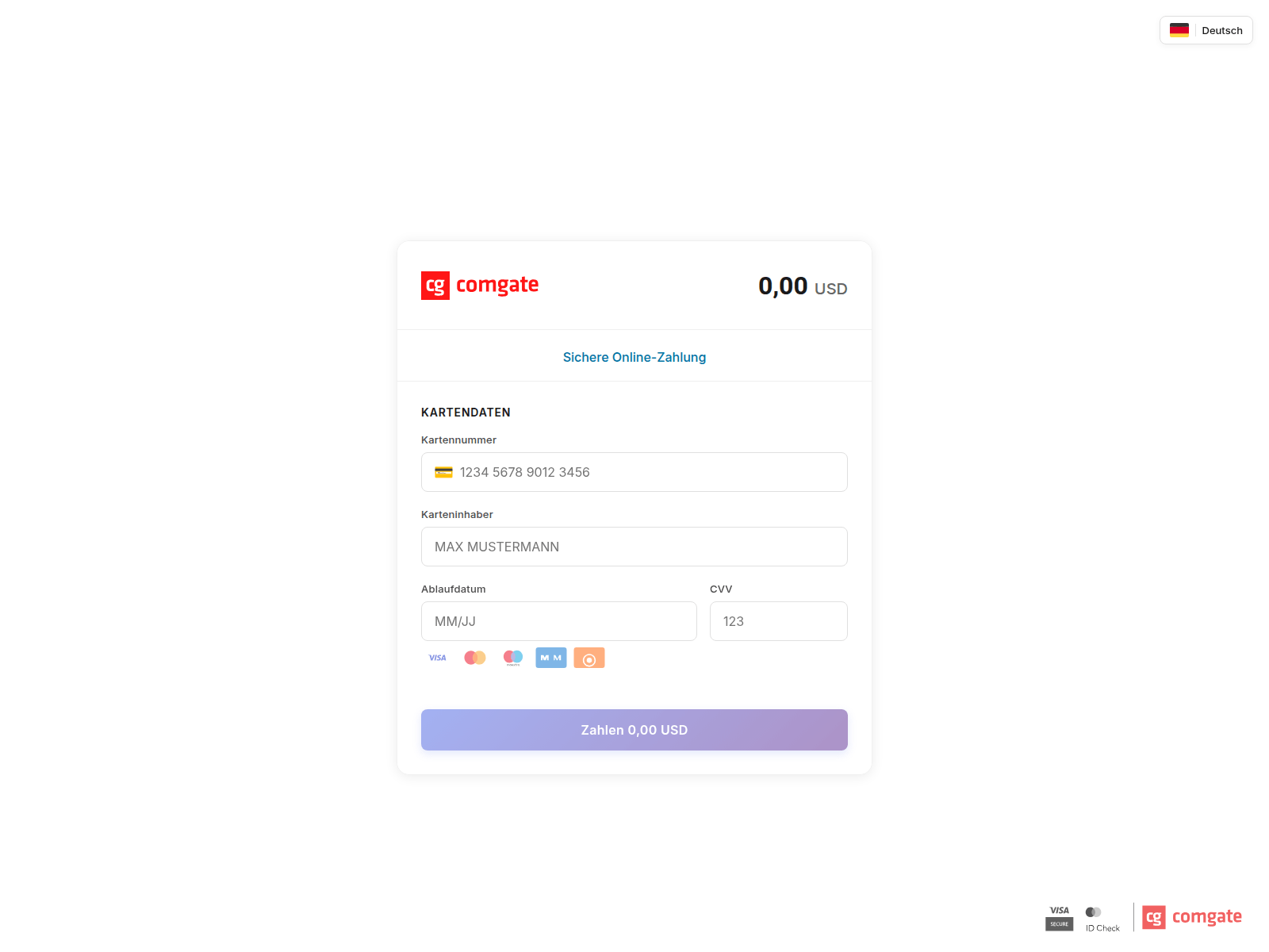 Screenshot of topup-page.com