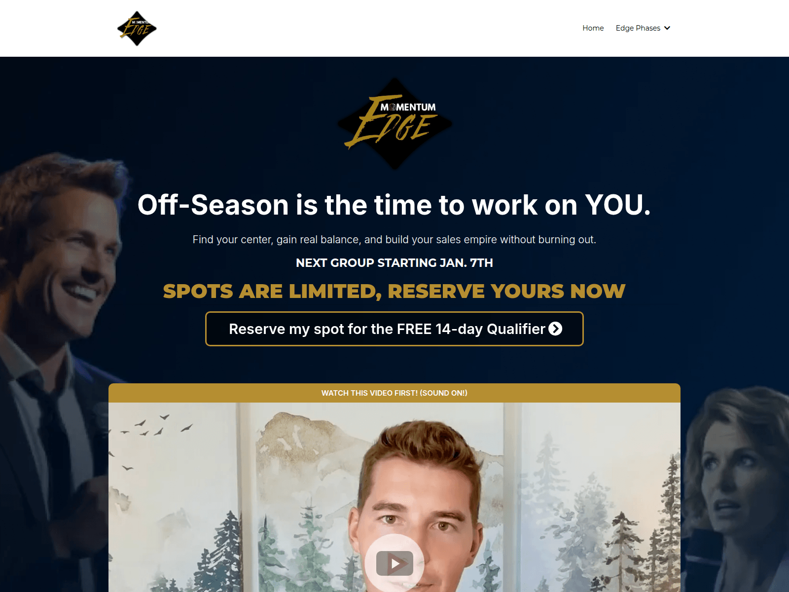 Screenshot of edge.momentumwe.com