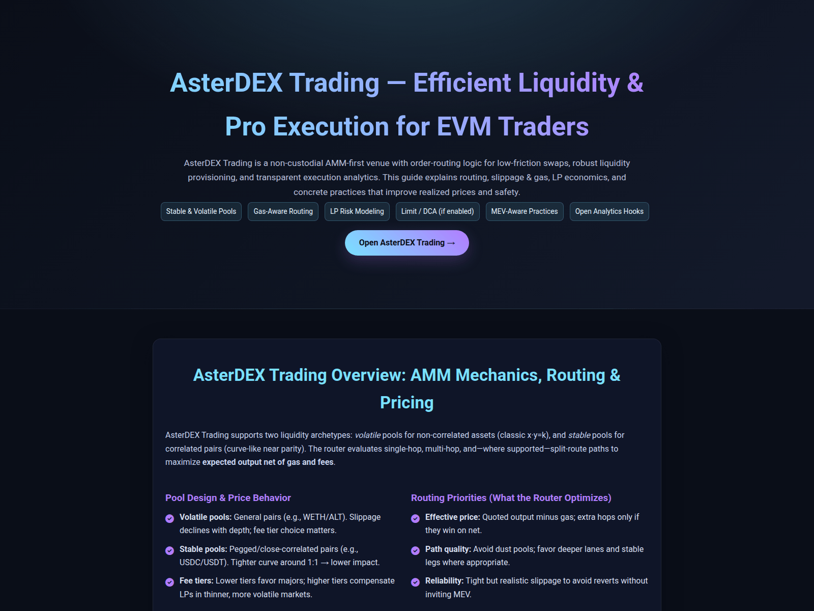 Screenshot of asterdex-trading.onrender.com